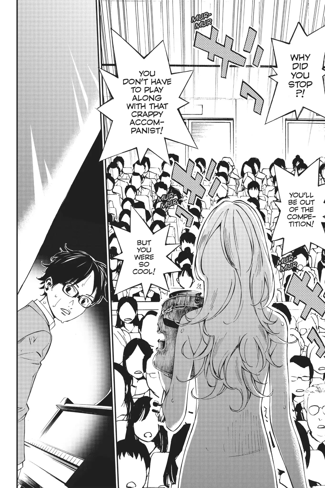 Shigatsu wa Kimi no Uso Chapter 6 page 8 - Chapter 6: From Behind