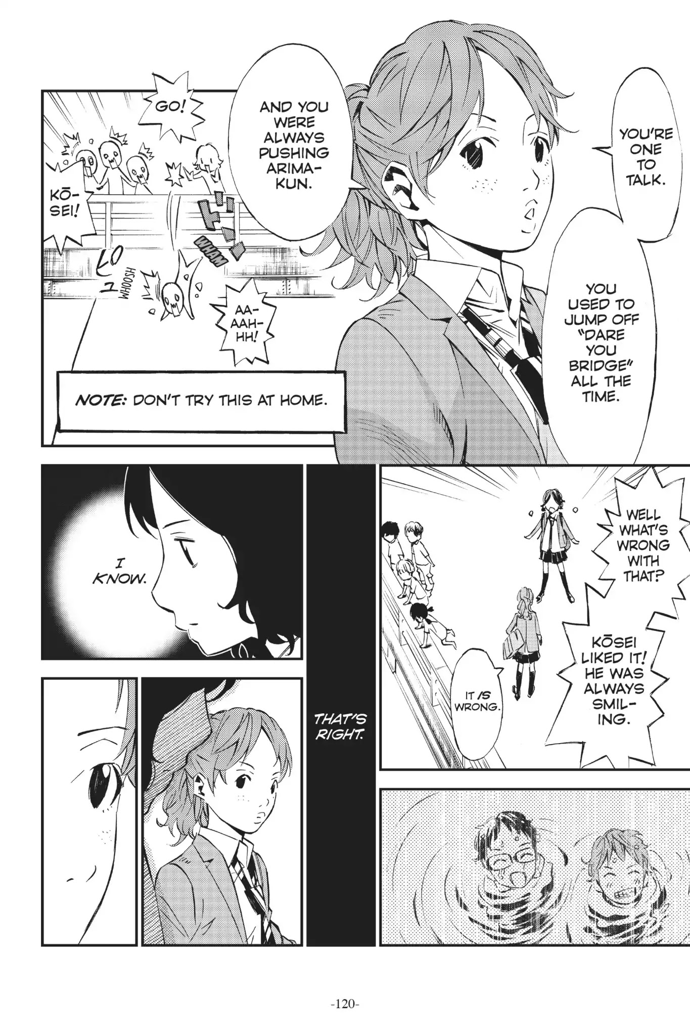 Shigatsu wa Kimi no Uso Chapter 7 page 16 - Chapter 7: Cloudy Skies