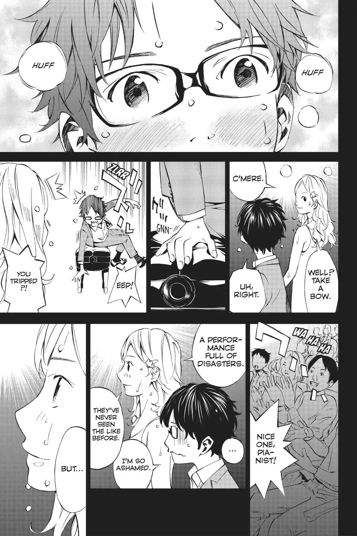 Shigatsu wa Kimi no Uso Chapter 7 page 33 - Chapter 7: Cloudy Skies