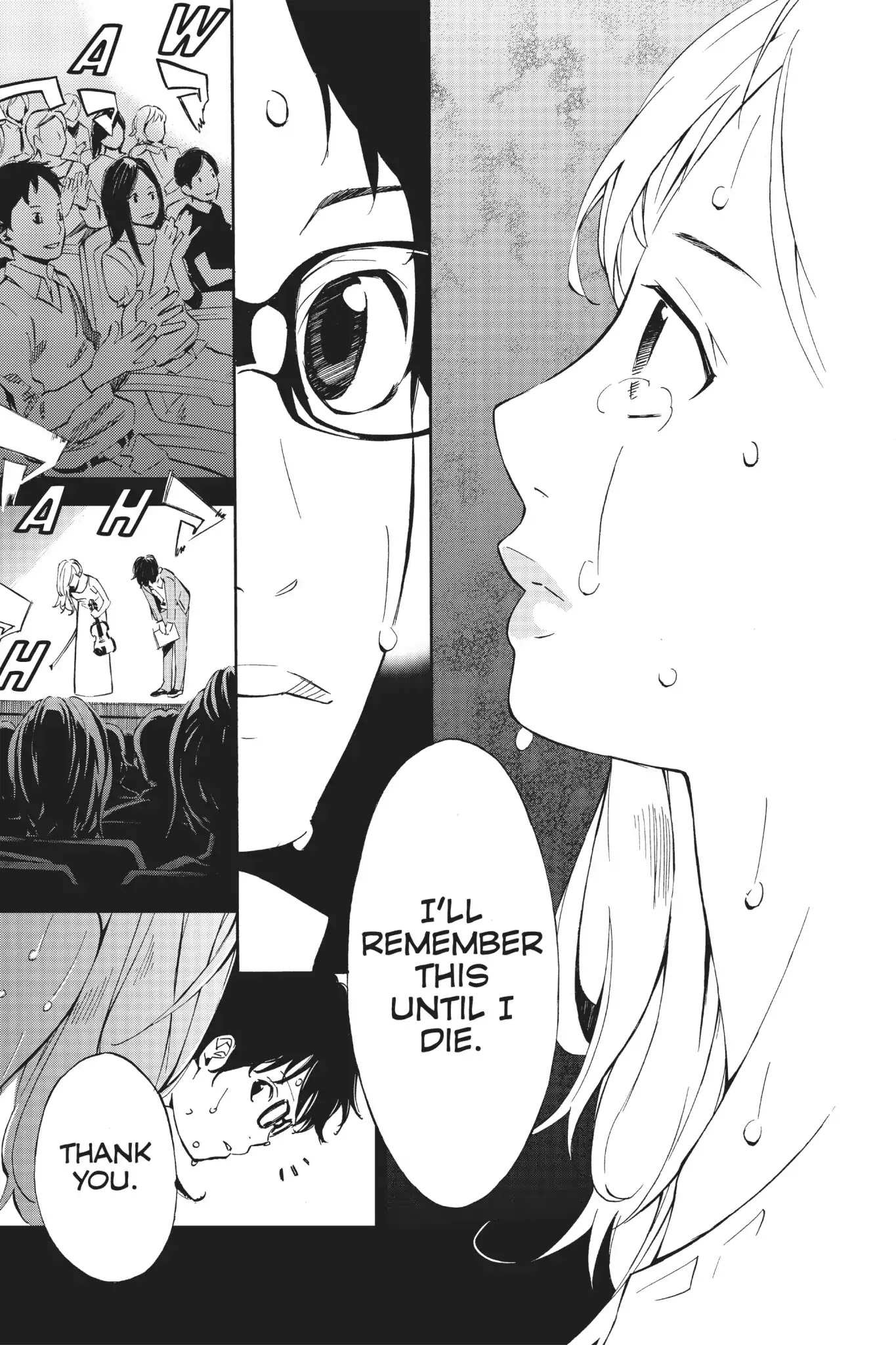 Shigatsu wa Kimi no Uso Chapter 7 page 35 - Chapter 7: Cloudy Skies