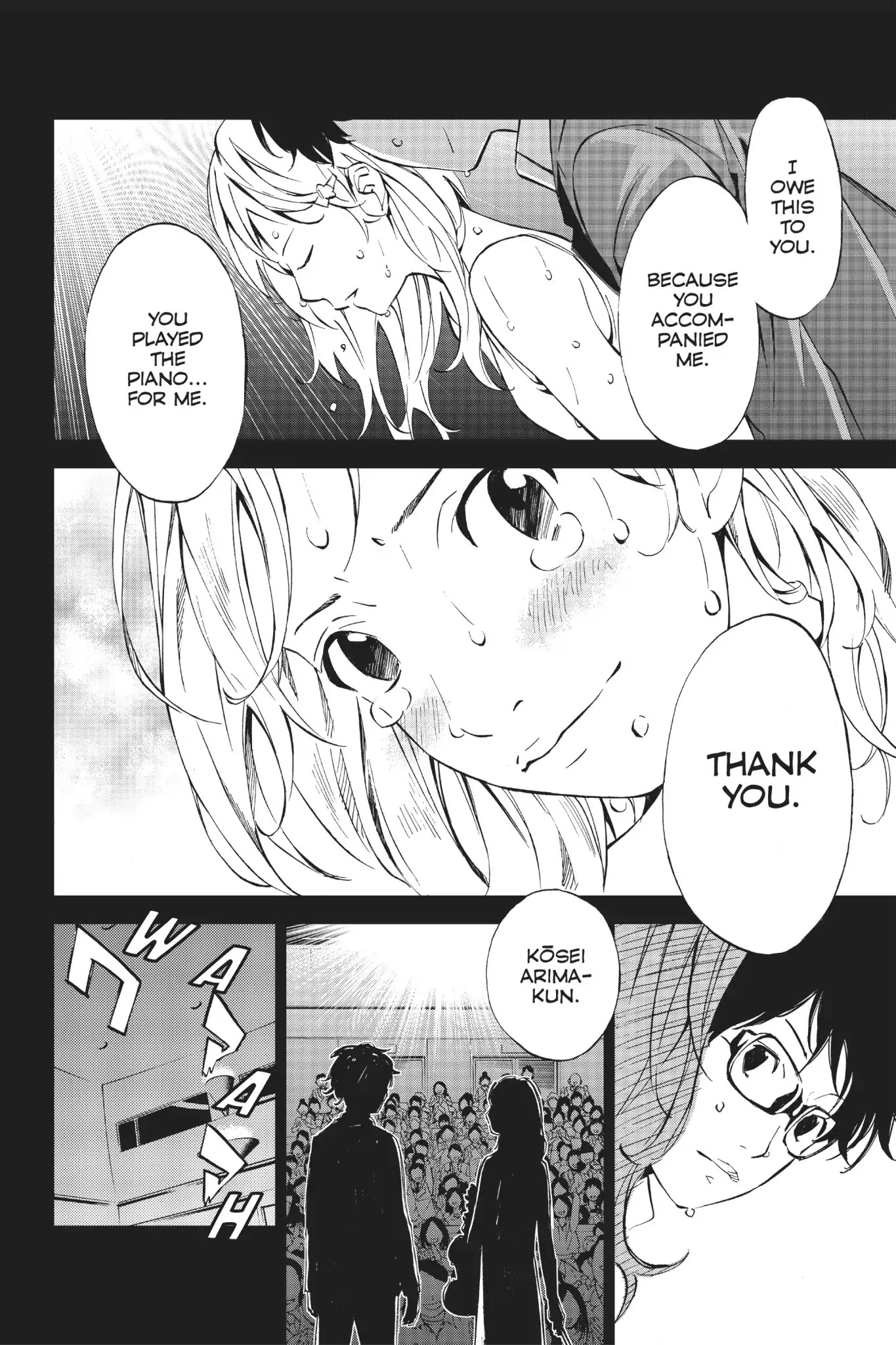 Shigatsu wa Kimi no Uso Chapter 7 page 36 - Chapter 7: Cloudy Skies