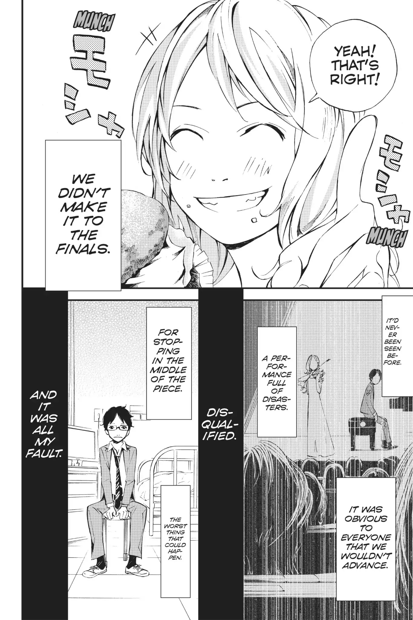 Shigatsu wa Kimi no Uso Chapter 7 page 6 - Chapter 7: Cloudy Skies