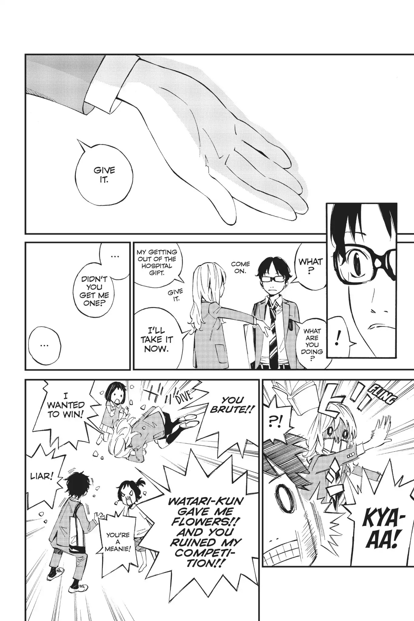 Shigatsu wa Kimi no Uso Chapter 8 page 24 - Chapter 8: The Water's Surface