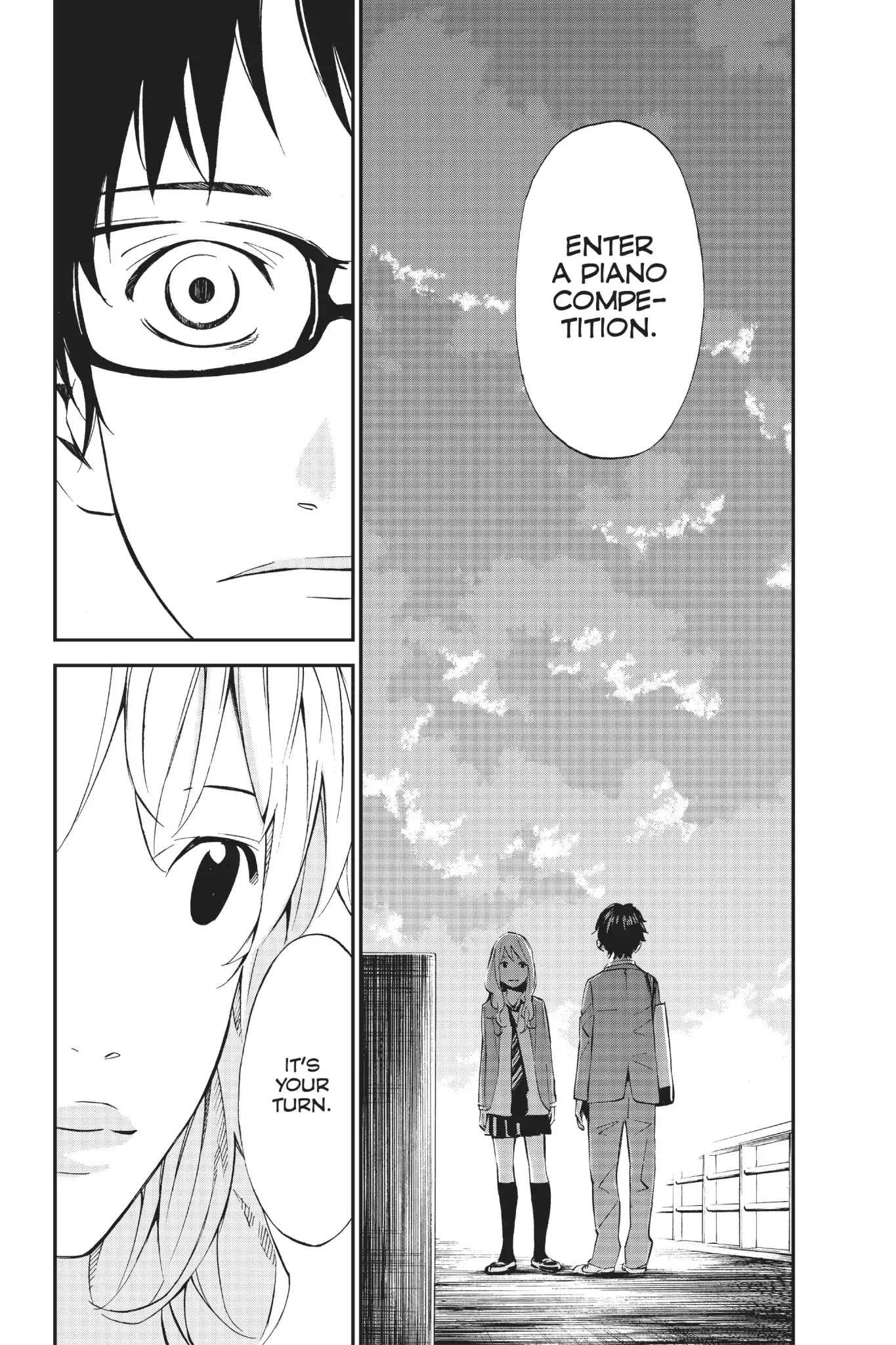 Shigatsu wa Kimi no Uso Chapter 8 page 26 - Chapter 8: The Water's Surface