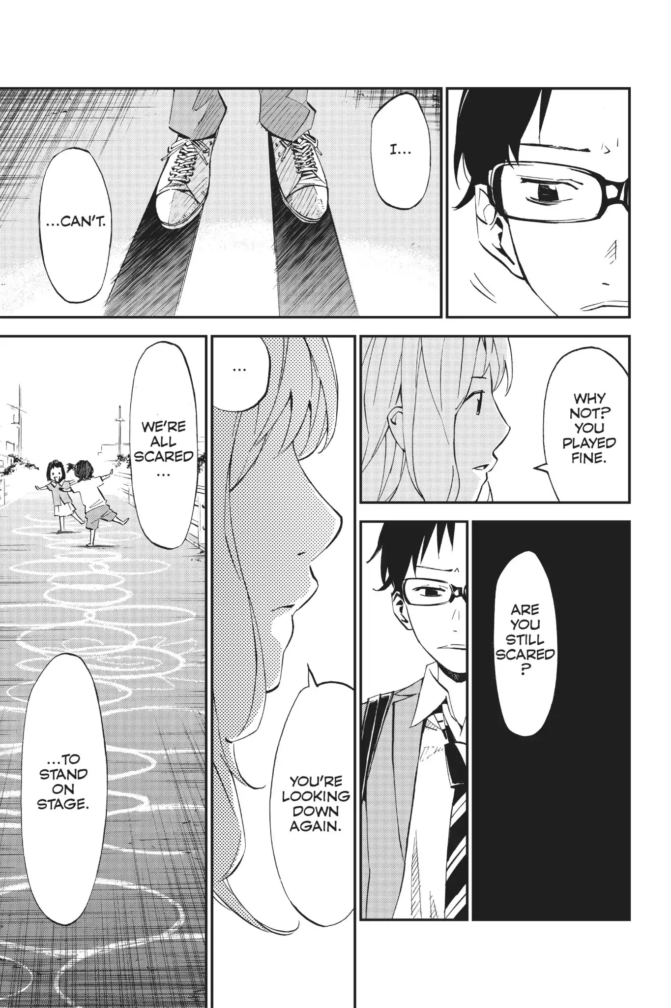 Shigatsu wa Kimi no Uso Chapter 8 page 27 - Chapter 8: The Water's Surface