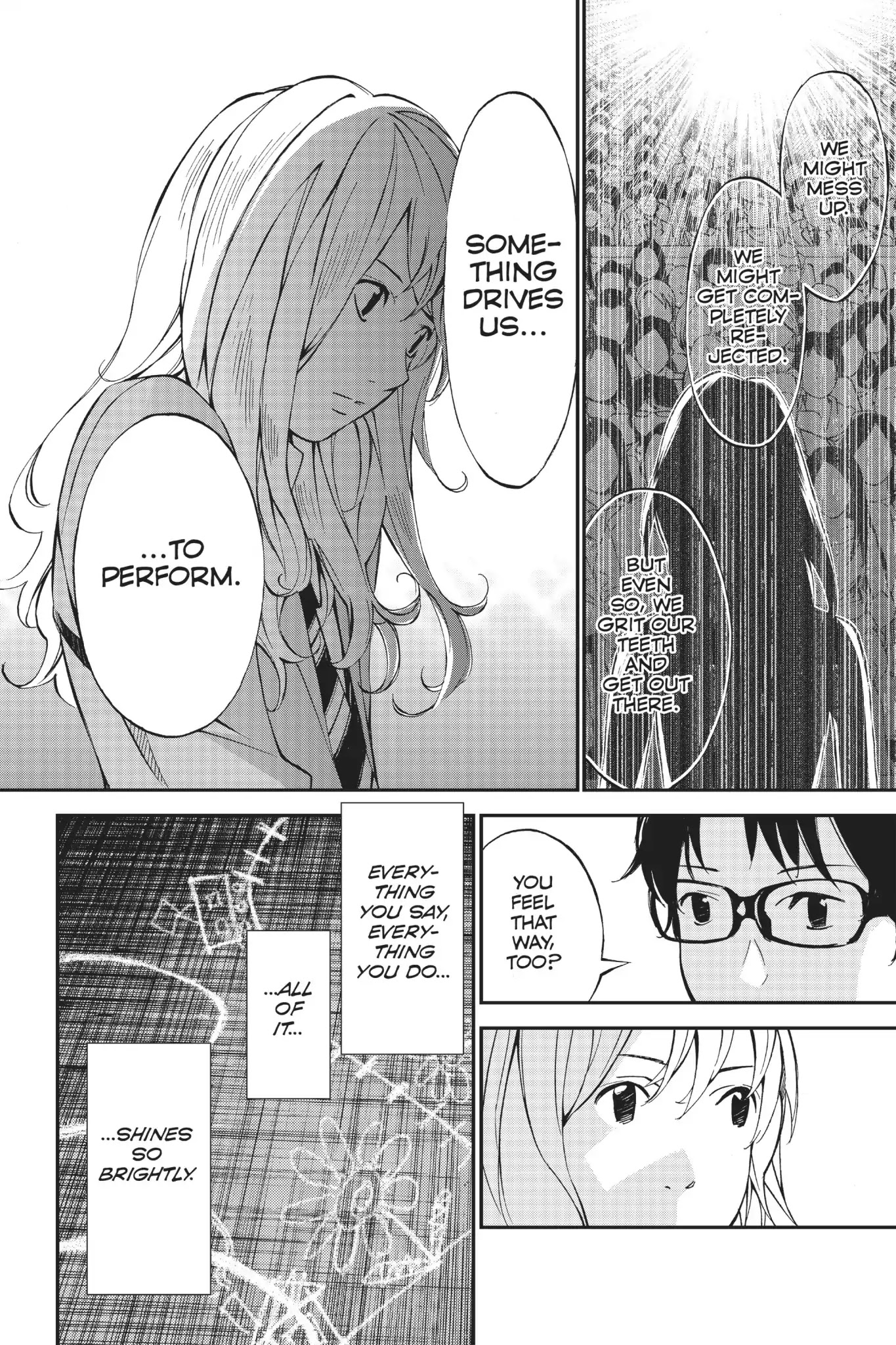 Shigatsu wa Kimi no Uso Chapter 8 page 28 - Chapter 8: The Water's Surface
