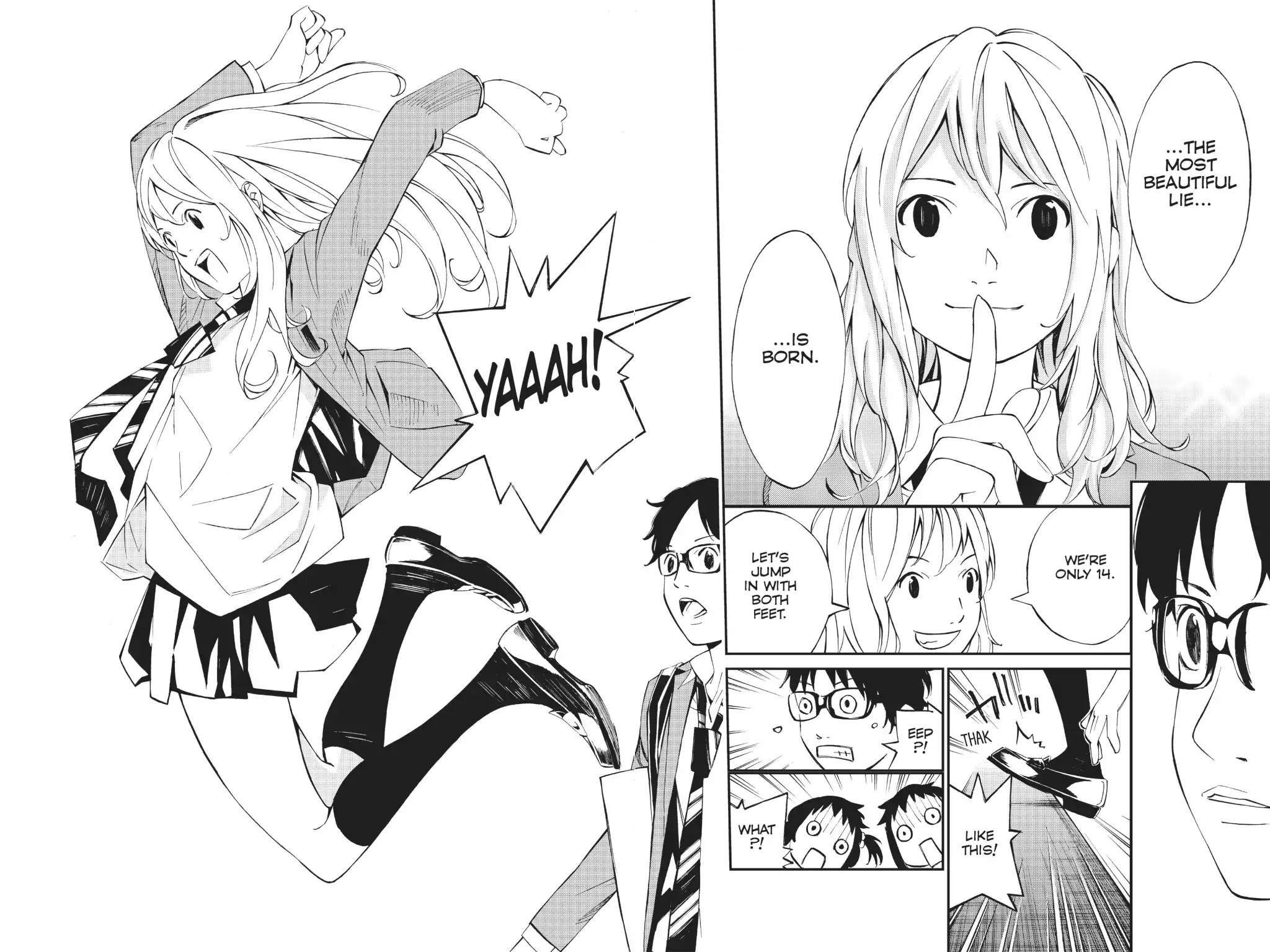 Shigatsu wa Kimi no Uso Chapter 8 page 30 - Chapter 8: The Water's Surface
