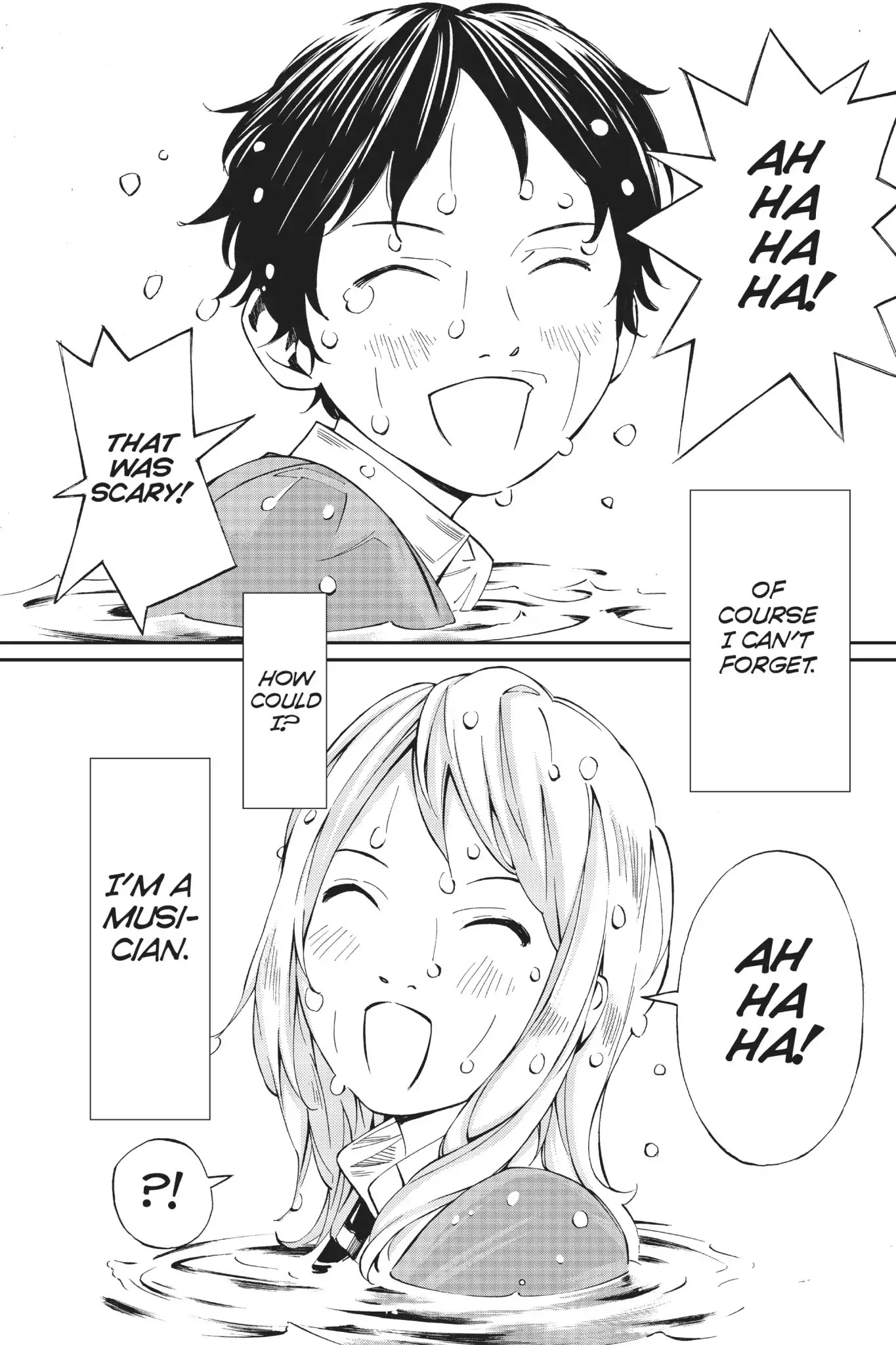Shigatsu wa Kimi no Uso Chapter 8 page 36 - Chapter 8: The Water's Surface