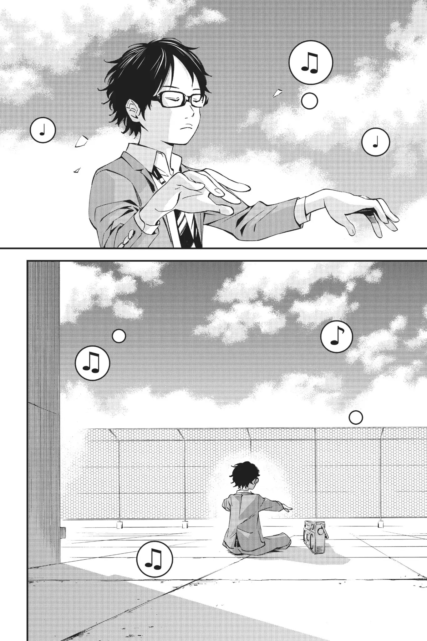 Shigatsu wa Kimi no Uso Chapter 9 page 24 - Chapter 9: The Cassette Recording and The Moon