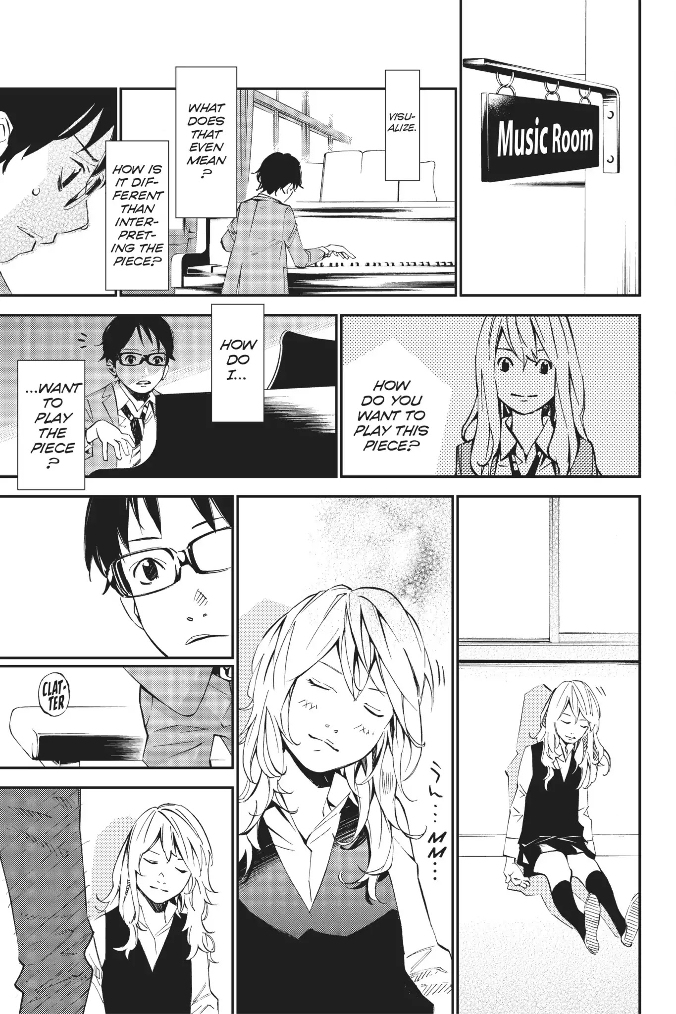 Shigatsu wa Kimi no Uso Chapter 9 page 25 - Chapter 9: The Cassette Recording and The Moon