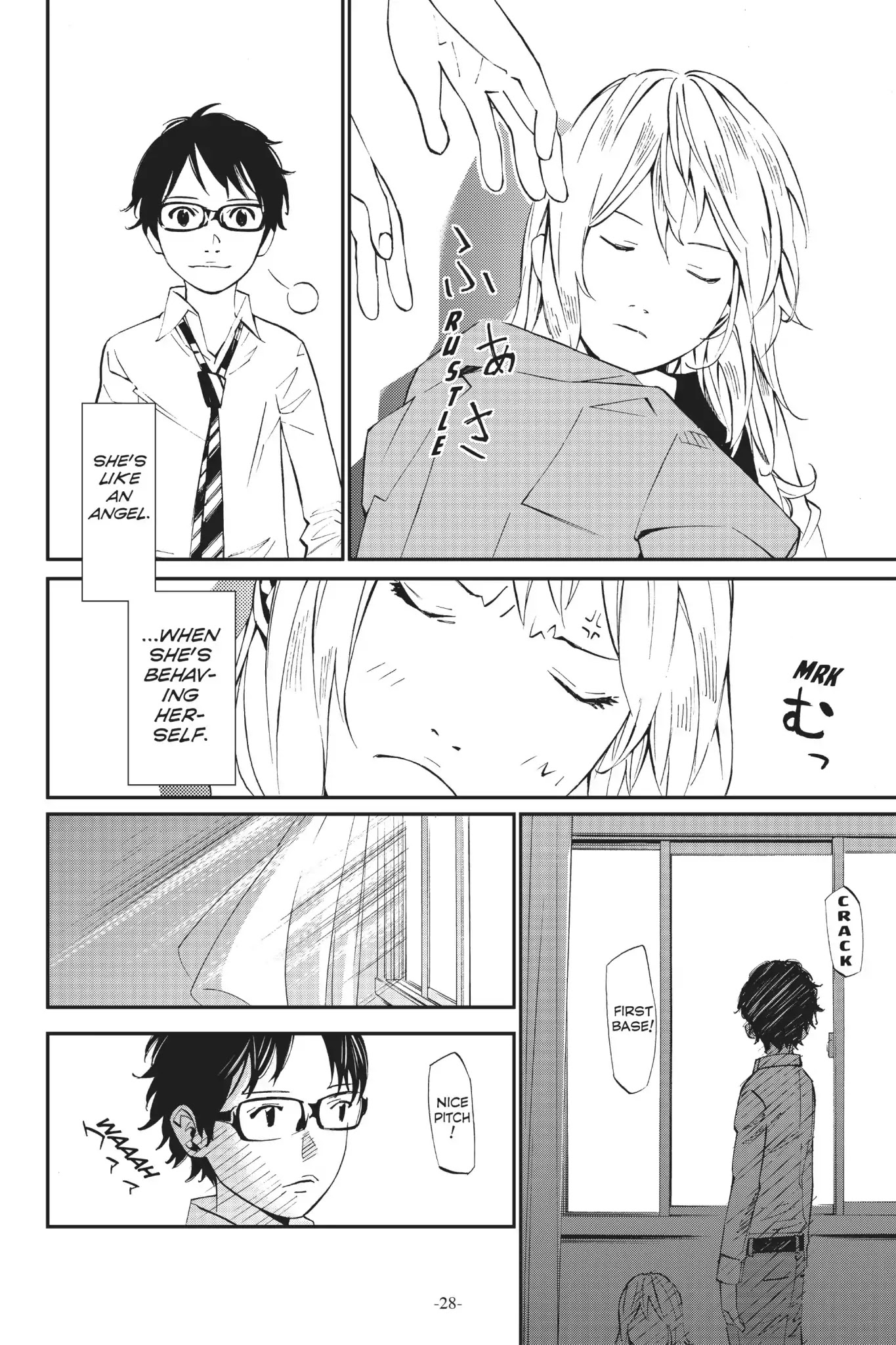 Shigatsu wa Kimi no Uso Chapter 9 page 26 - Chapter 9: The Cassette Recording and The Moon