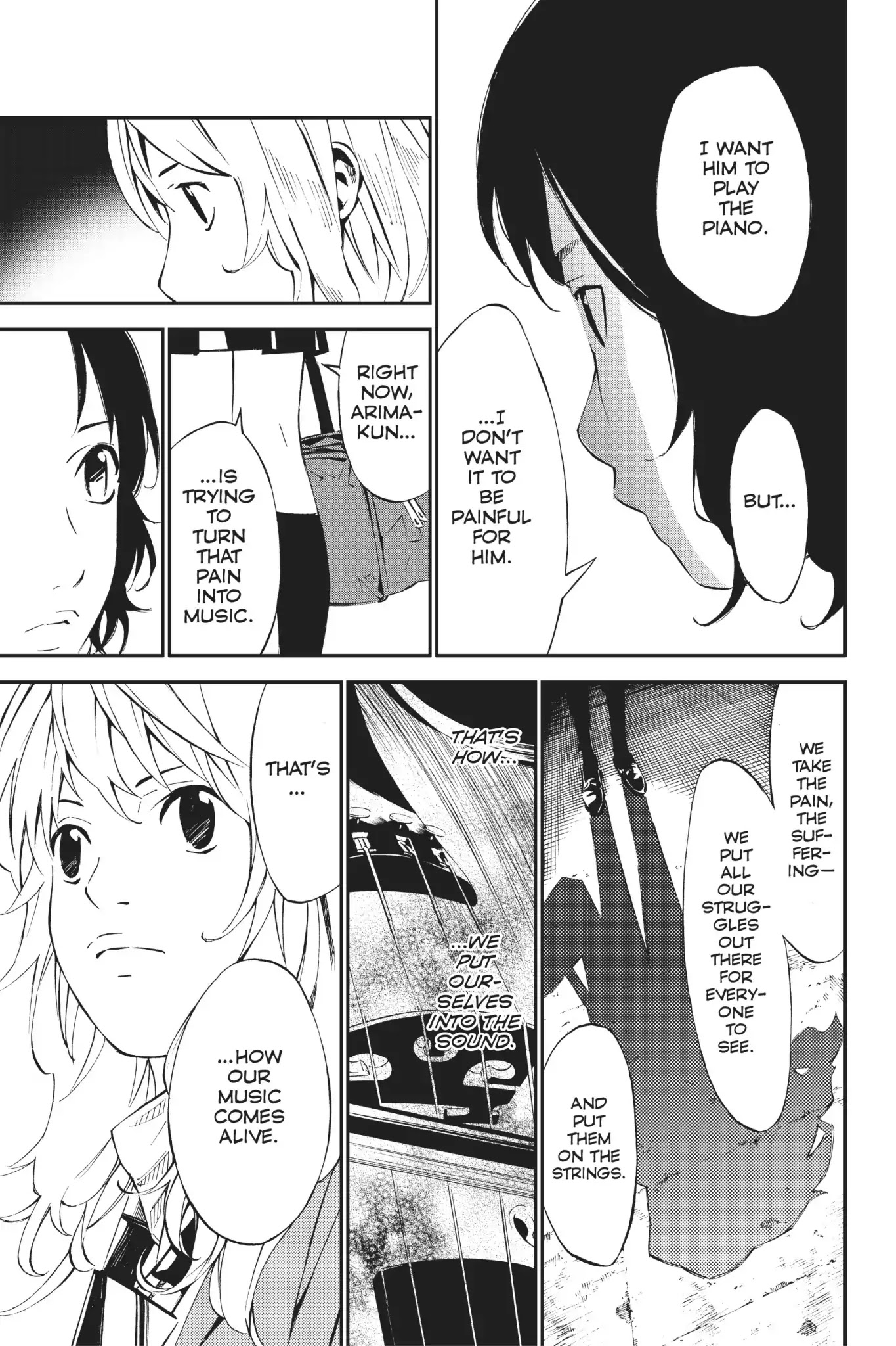Shigatsu wa Kimi no Uso Chapter 9 page 29 - Chapter 9: The Cassette Recording and The Moon
