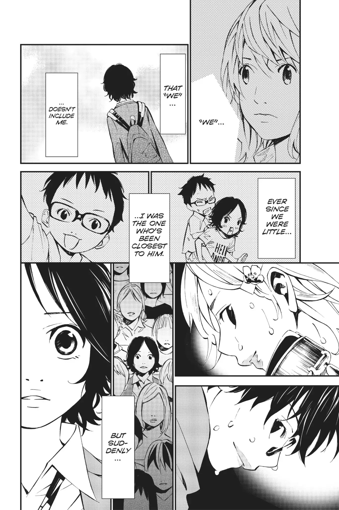 Shigatsu wa Kimi no Uso Chapter 9 page 32 - Chapter 9: The Cassette Recording and The Moon