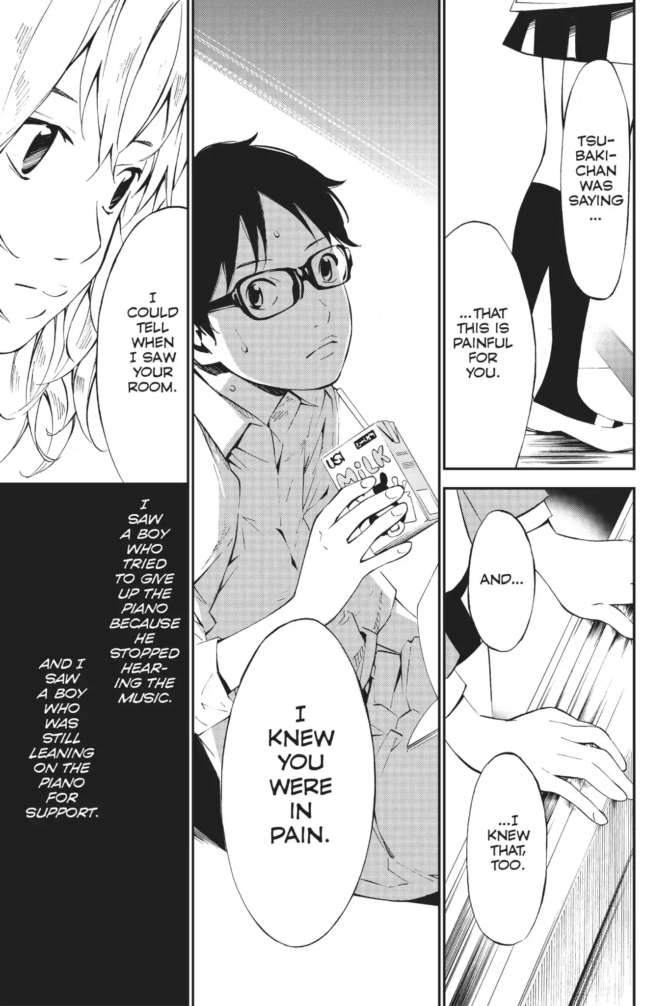 Shigatsu wa Kimi no Uso Chapter 9 page 37 - Chapter 9: The Cassette Recording and The Moon