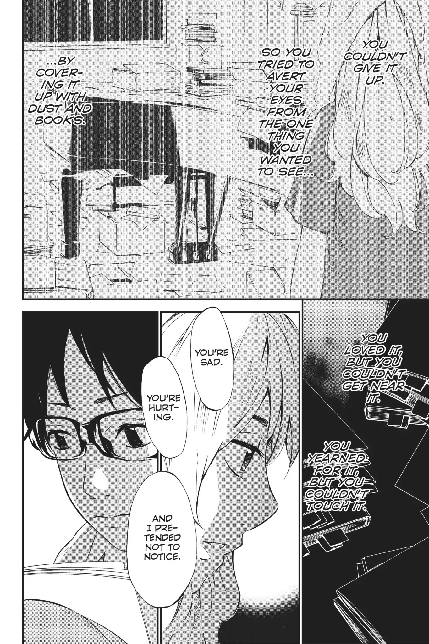 Shigatsu wa Kimi no Uso Chapter 9 page 38 - Chapter 9: The Cassette Recording and The Moon