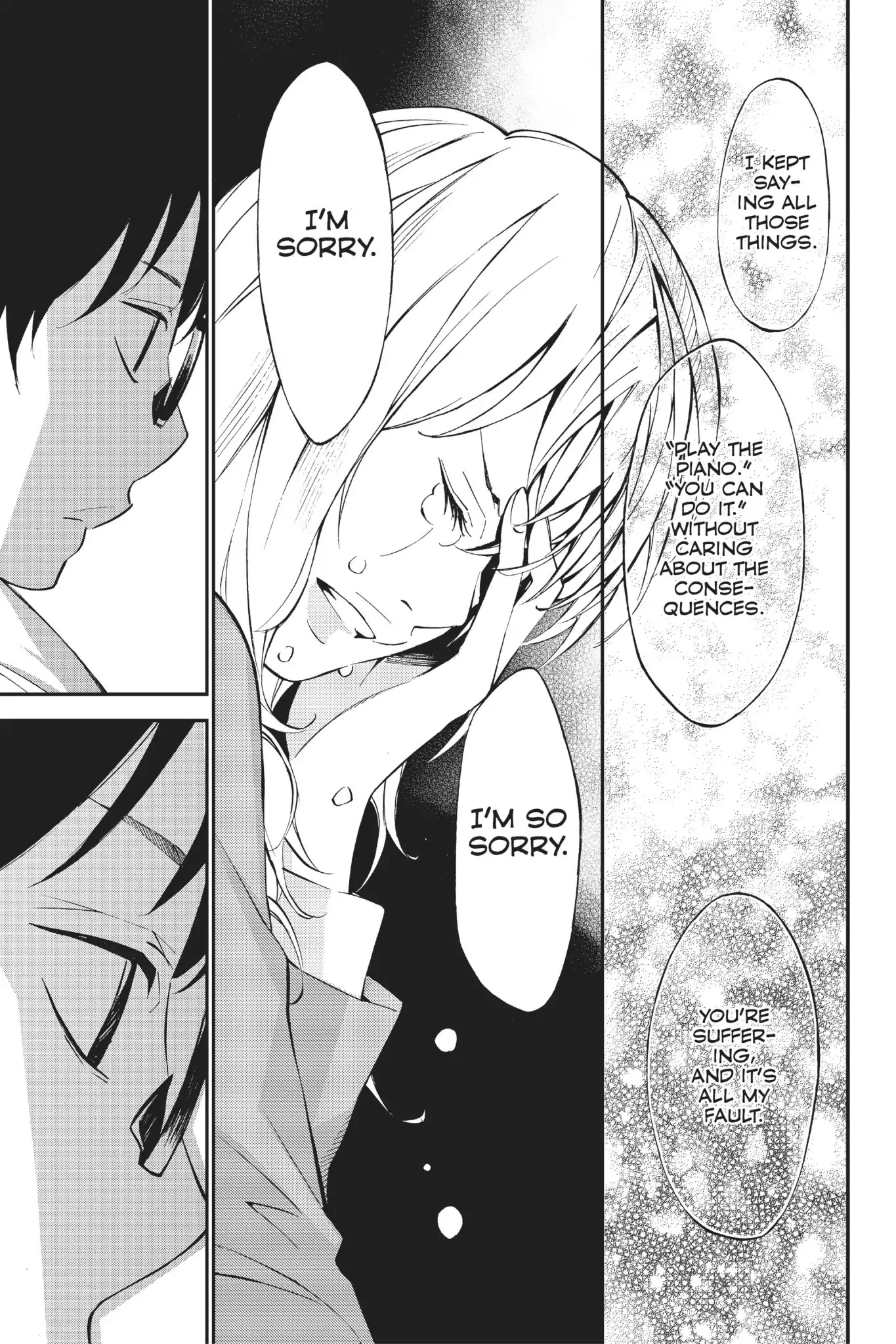 Shigatsu wa Kimi no Uso Chapter 9 page 39 - Chapter 9: The Cassette Recording and The Moon