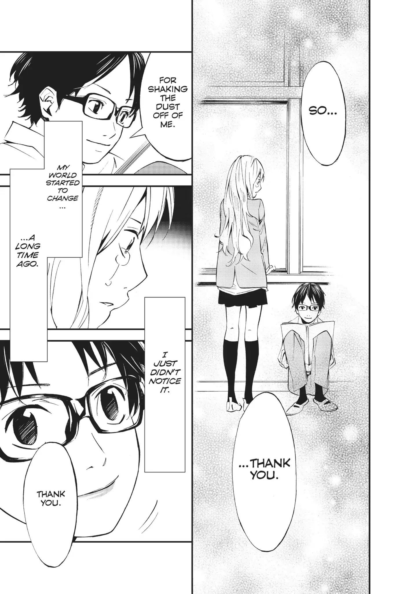 Shigatsu wa Kimi no Uso Chapter 9 page 41 - Chapter 9: The Cassette Recording and The Moon