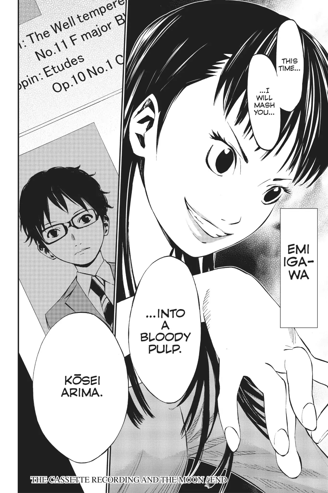 Shigatsu wa Kimi no Uso Chapter 9 page 48 - Chapter 9: The Cassette Recording and The Moon