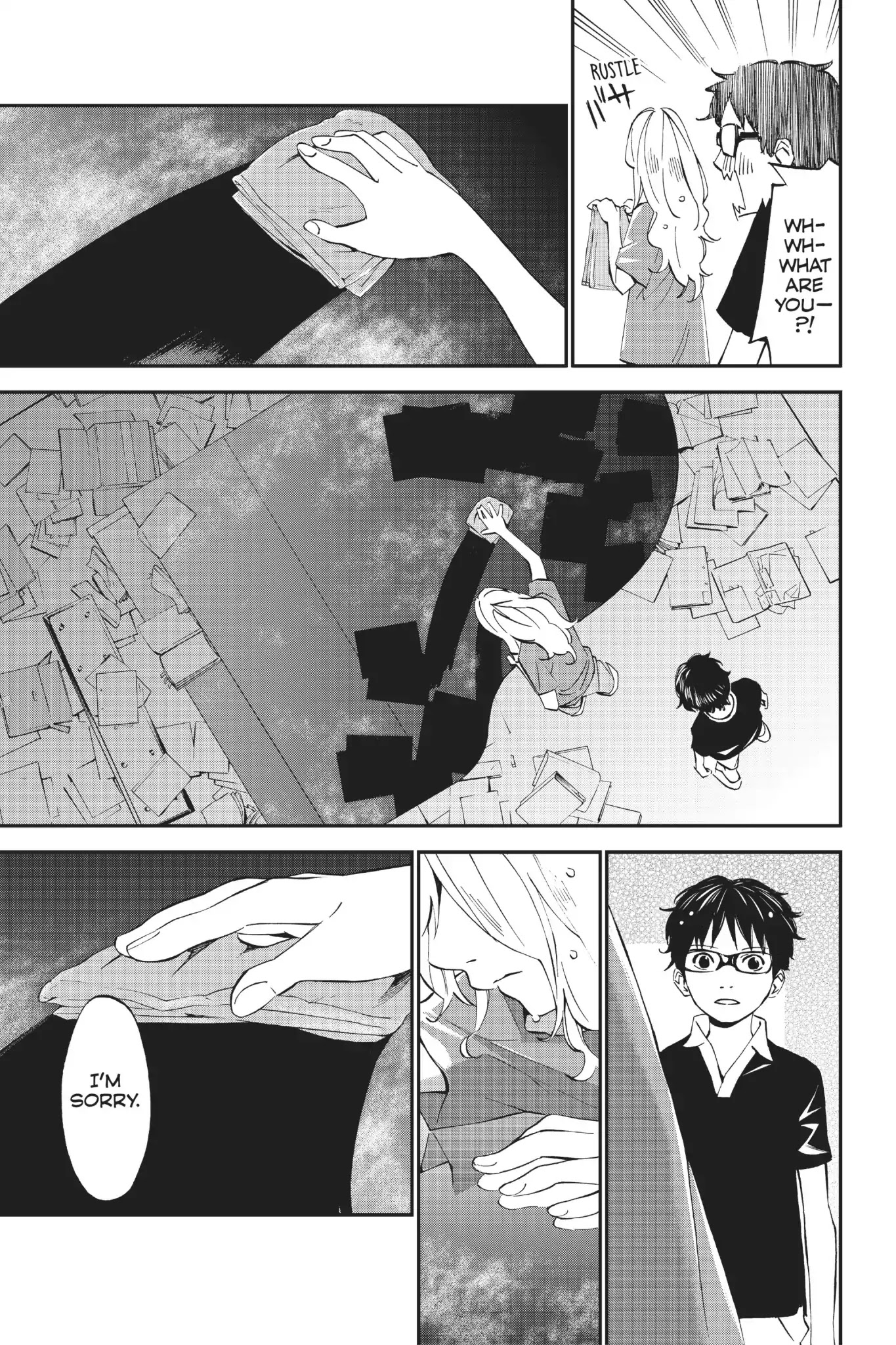 Shigatsu wa Kimi no Uso Chapter 9 page 8 - Chapter 9: The Cassette Recording and The Moon