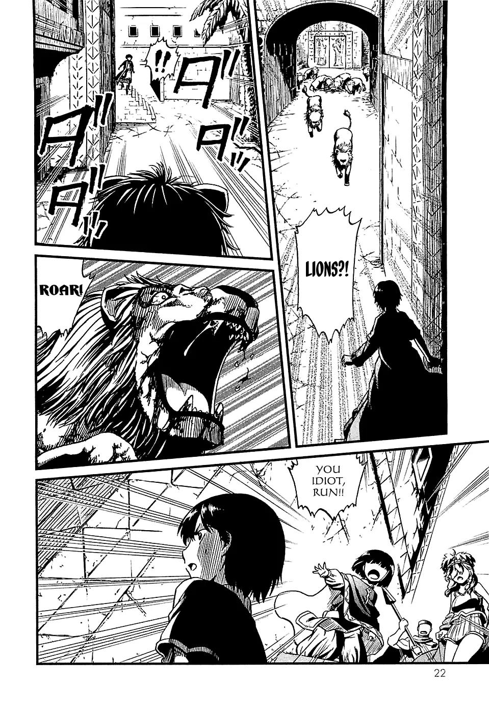 Shihou Sekai no Ou Chapter 18 page 23 - Chapter 18: The Comrades' Secret Plan and The Young Boy