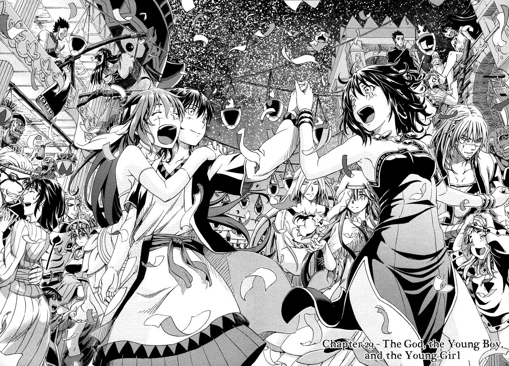 Shihou Sekai no Ou Chapter 29 page 5 - Chapter 29: The God, the Young Boy, and the Young Girl [END]