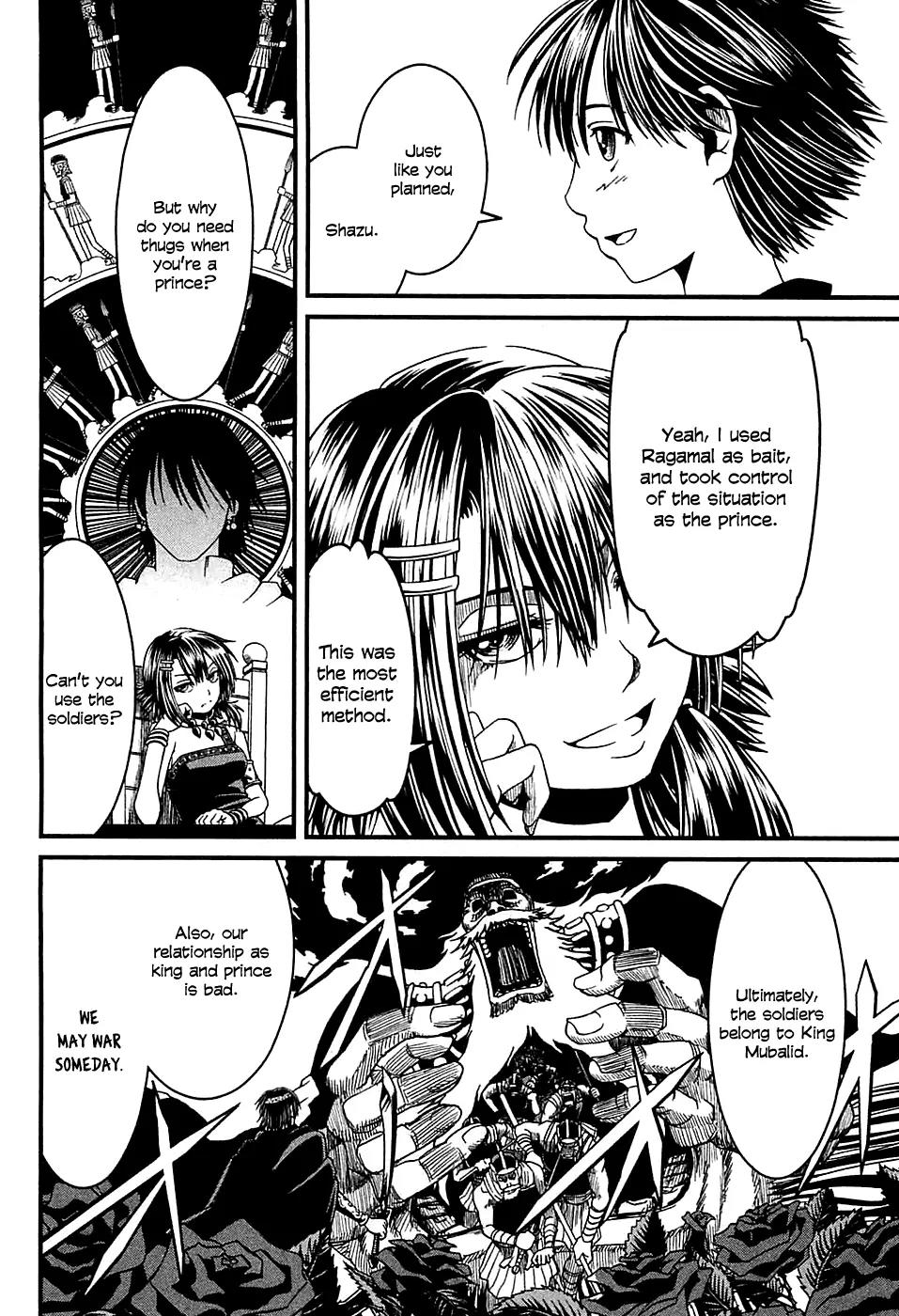 Shihou Sekai no Ou Chapter 6 page 36 - Chapter 6: The Festival of Gangs and the Young Girl