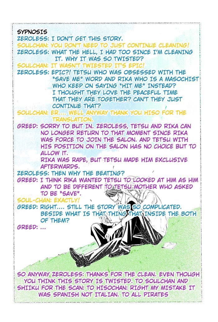Shiiku Gakari Rika Chapter 2.5 page 41 - Chapter 2.5 : Prequel: Tetsu X Rika 3/3