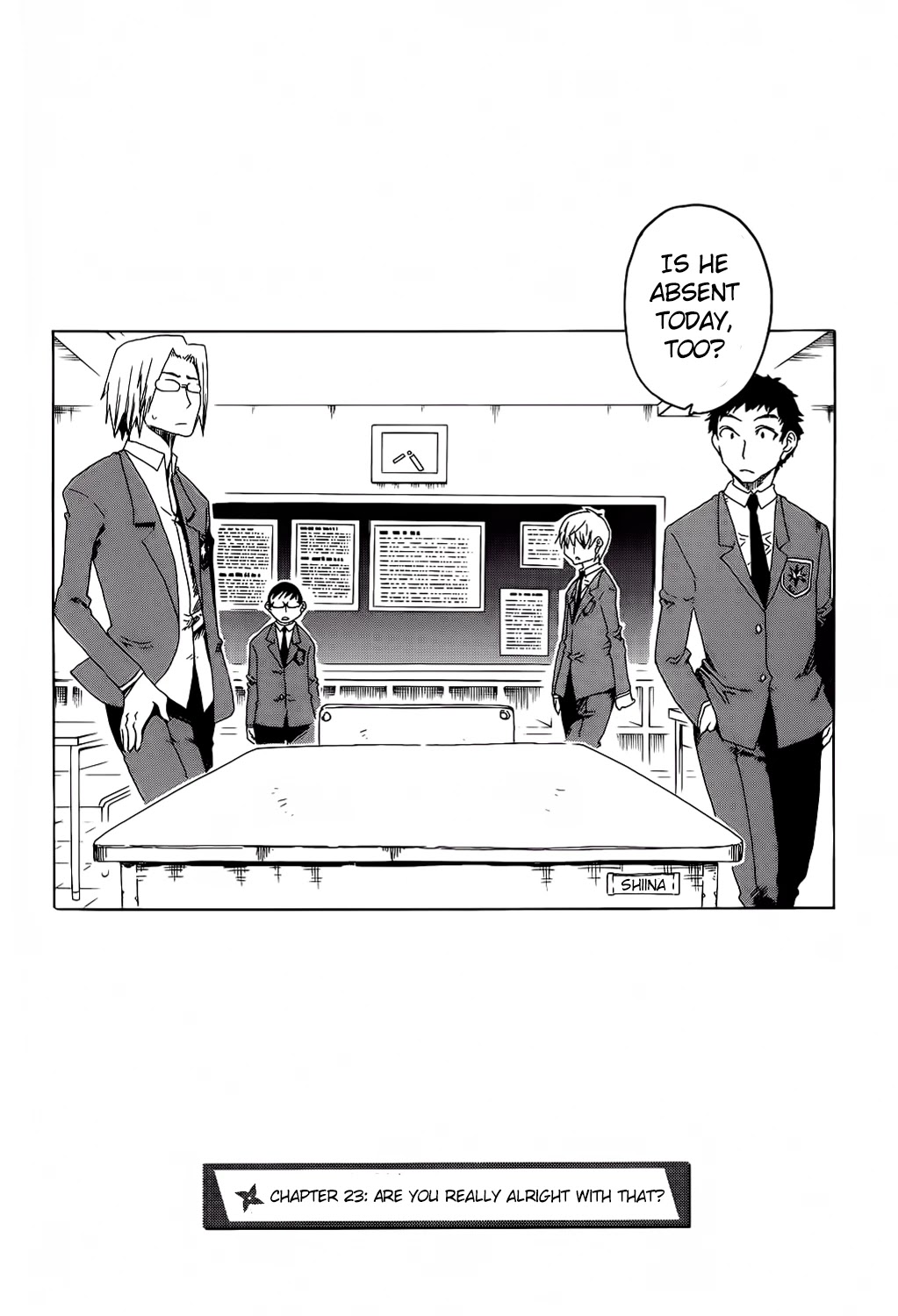Shiinake no Hitobito Chapter 23 page 2 - Chapter 23: Are You Really Alright With That?