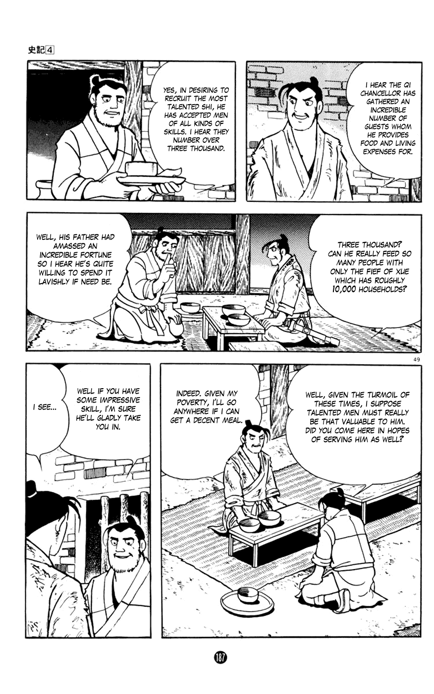 Shiji Chapter 4.3 page 49 - Vol.4 Chapter 3: Three Thousand Guests