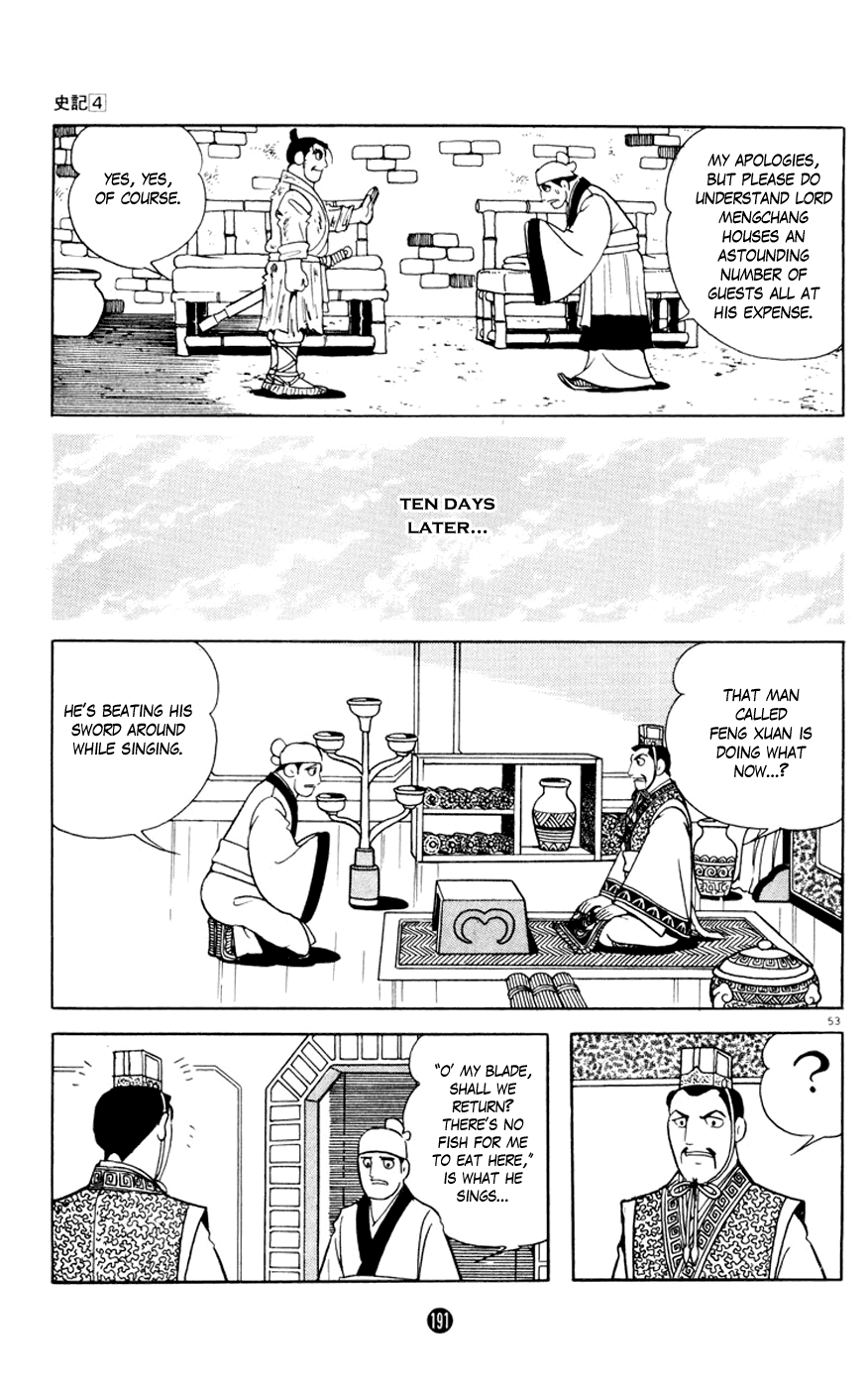 Shiji Chapter 4.3 page 53 - Vol.4 Chapter 3: Three Thousand Guests