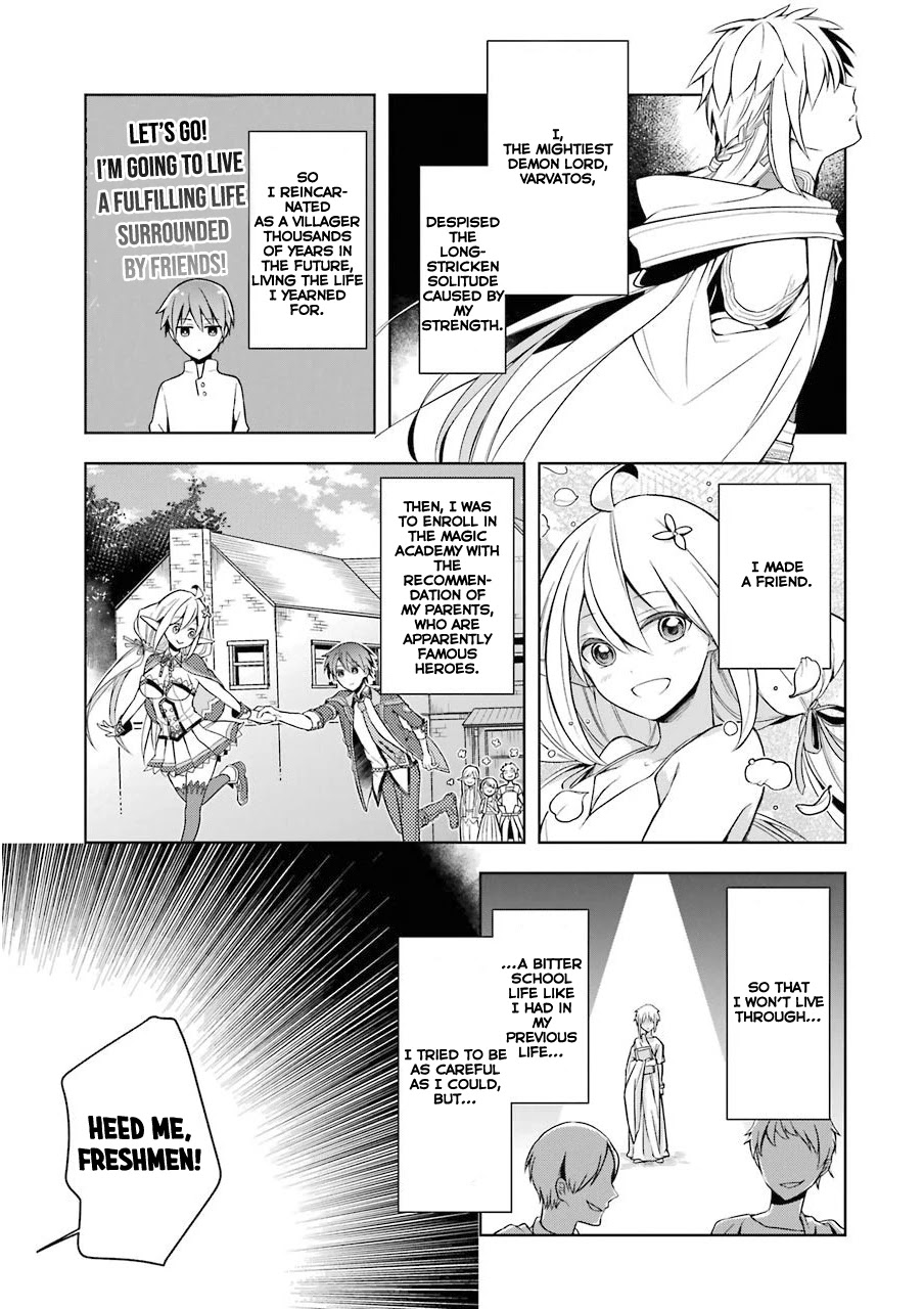 Shijou Saikyou no Daimaou, Murabito A ni Tensei suru Chapter 2 page 3 - Chapter 2: Former Demon Lord Vs Son Of God
