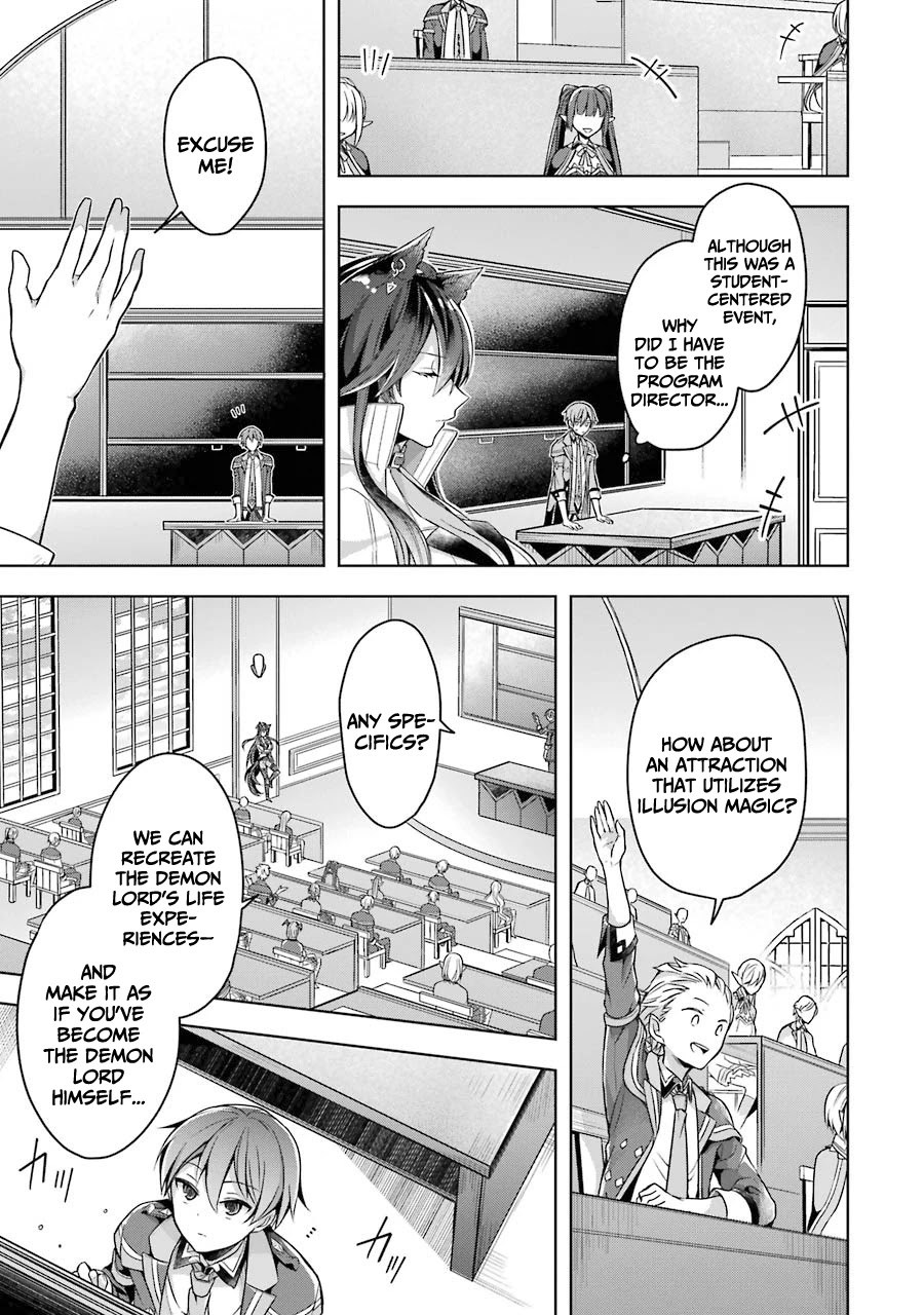 Shijou Saikyou no Daimaou, Murabito A ni Tensei suru Chapter 23 page 5 - Chapter 23: Former Demon Lord and school festival preparation
