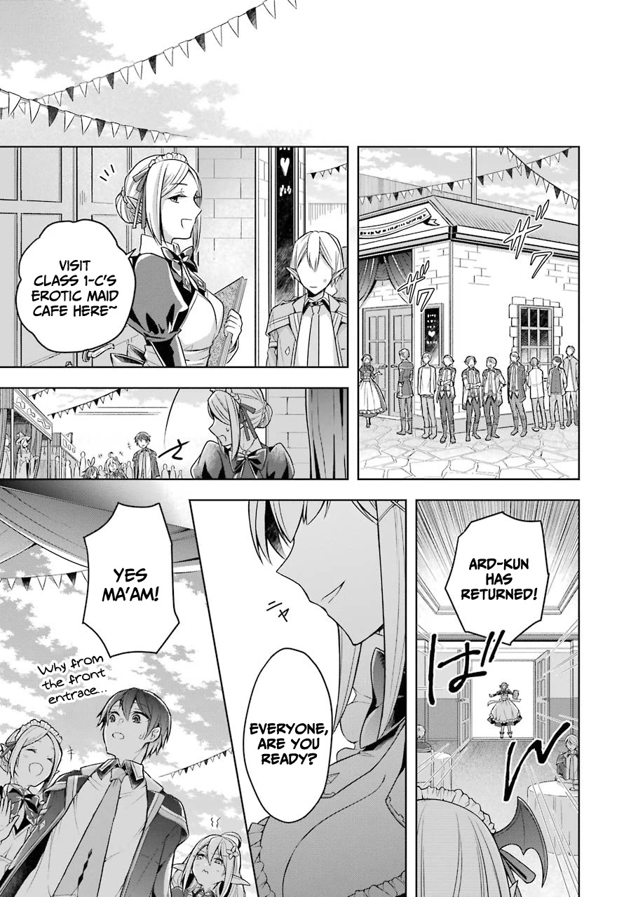 Shijou Saikyou no Daimaou, Murabito A ni Tensei suru Chapter 24 page 13 - Chapter 24: Former Demon Lord and The School Festival