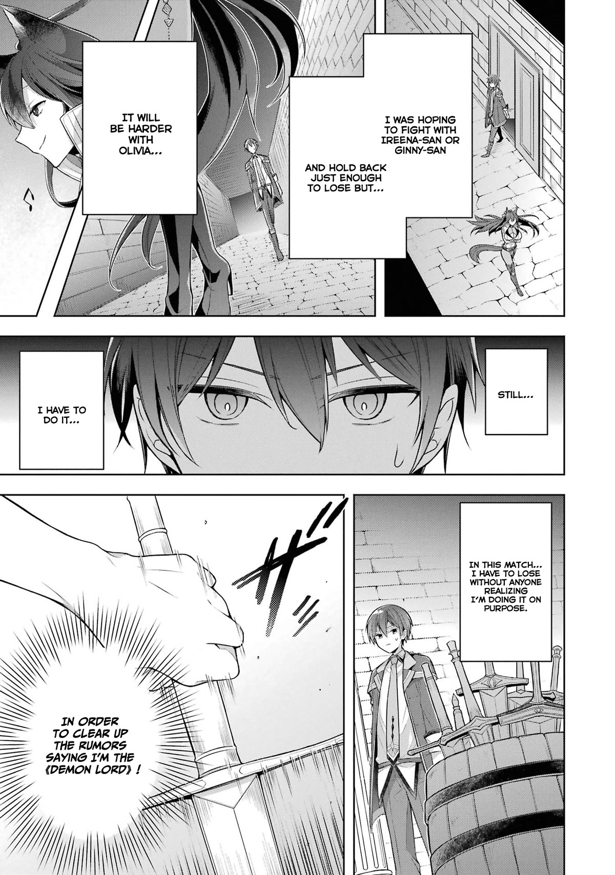 Shijou Saikyou no Daimaou, Murabito A ni Tensei suru Chapter 28 page 11 - Chapter 28: The Former Demon Lord Vs. The Holy Sword