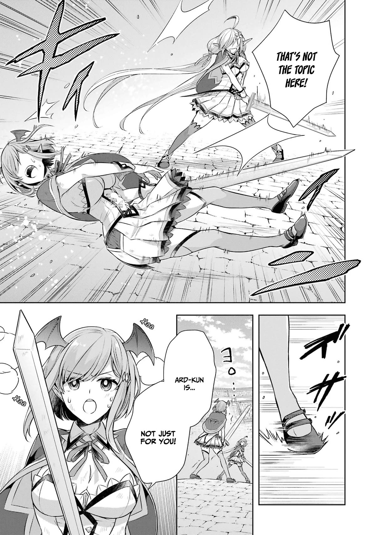 Shijou Saikyou no Daimaou, Murabito A ni Tensei suru Chapter 29 page 24 - Chapter 29: The girl's cat fight