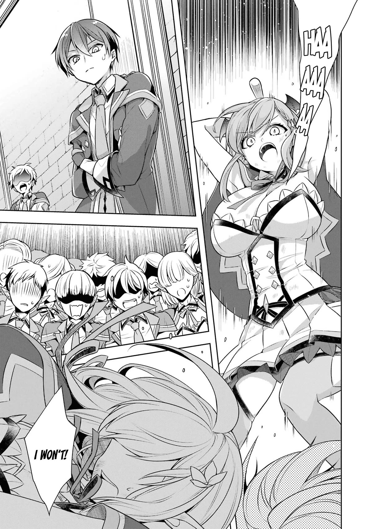 Shijou Saikyou no Daimaou, Murabito A ni Tensei suru Chapter 29 page 28 - Chapter 29: The girl's cat fight