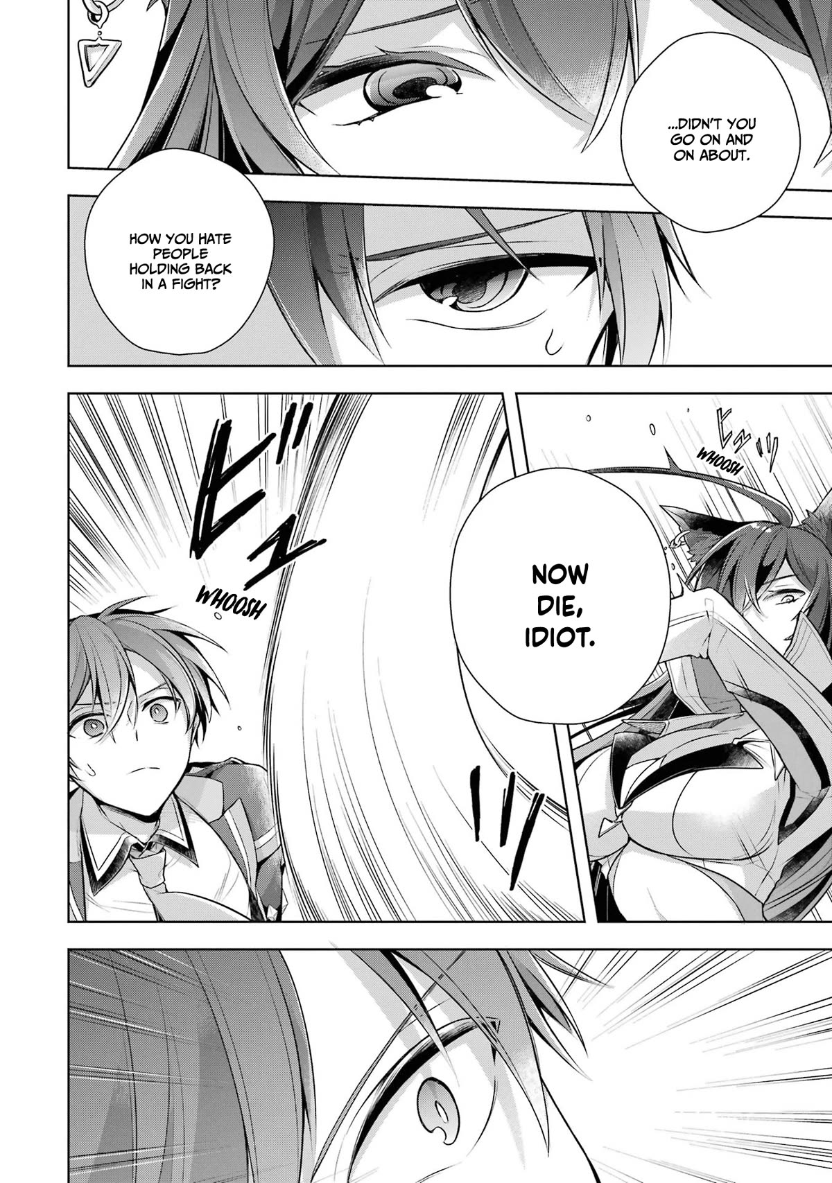 Shijou Saikyou no Daimaou, Murabito A ni Tensei suru Chapter 29 page 3 - Chapter 29: The girl's cat fight
