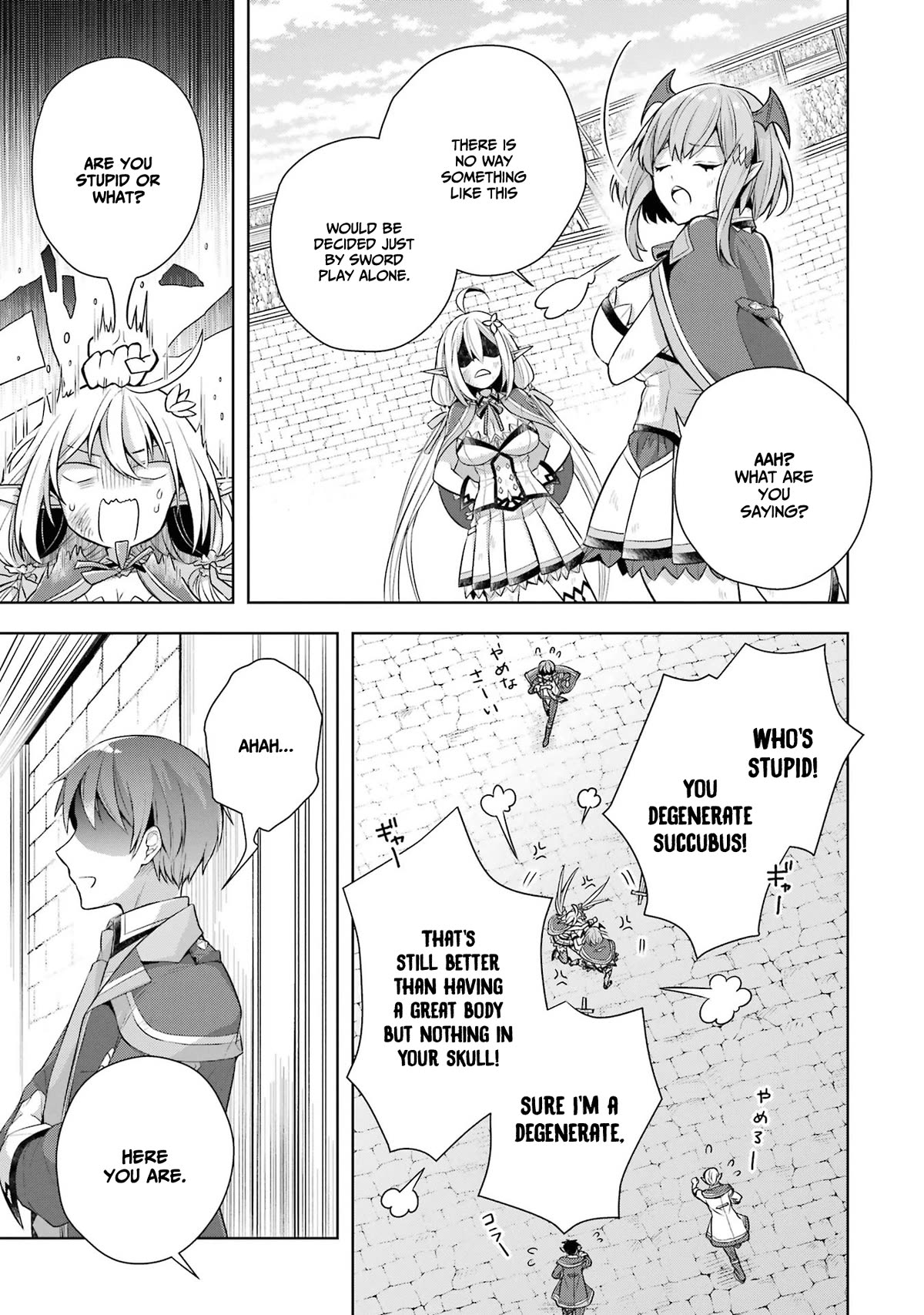 Shijou Saikyou no Daimaou, Murabito A ni Tensei suru Chapter 29 page 35 - Chapter 29: The girl's cat fight
