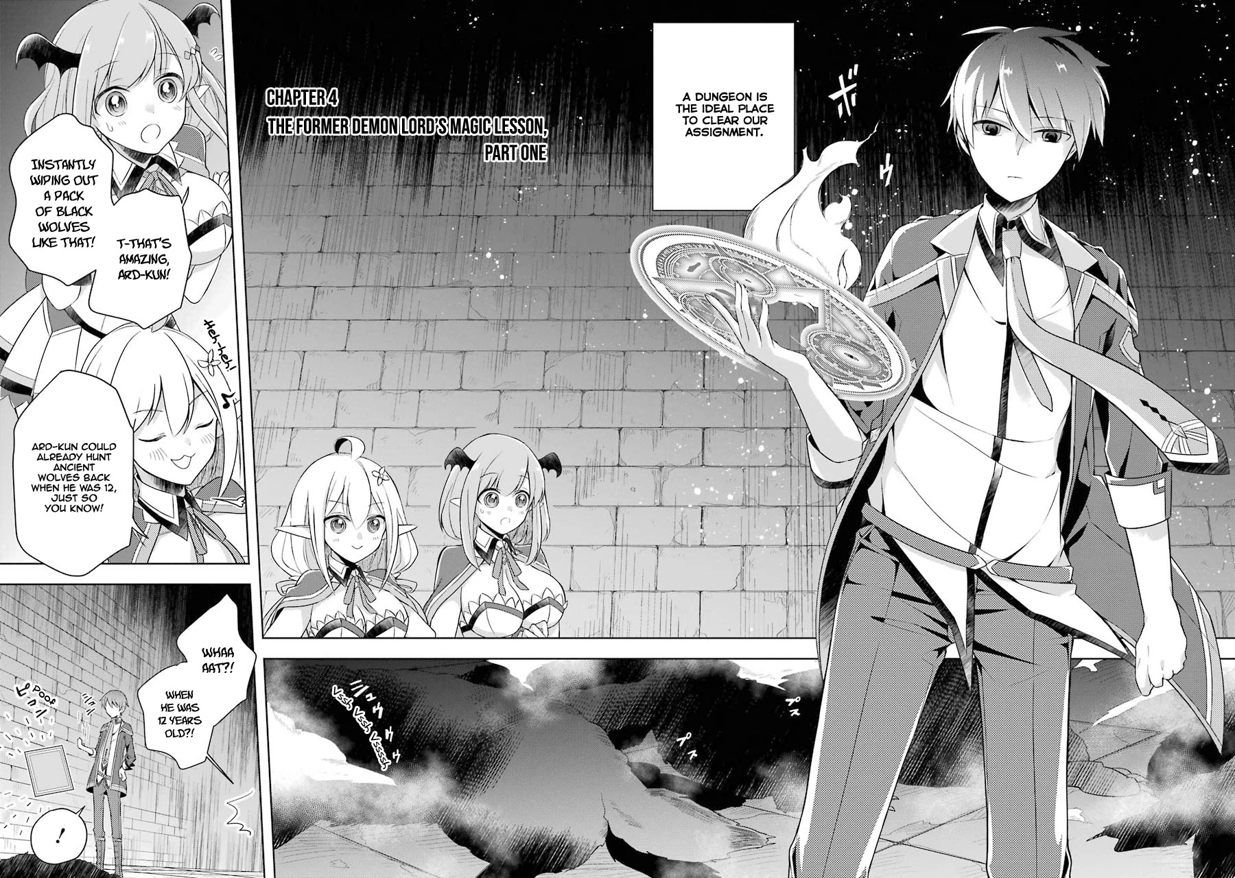 Shijou Saikyou no Daimaou, Murabito A ni Tensei suru Chapter 4 page 4 - Chapter 4: The Former Demon Lord's Magic Lesson, Part One