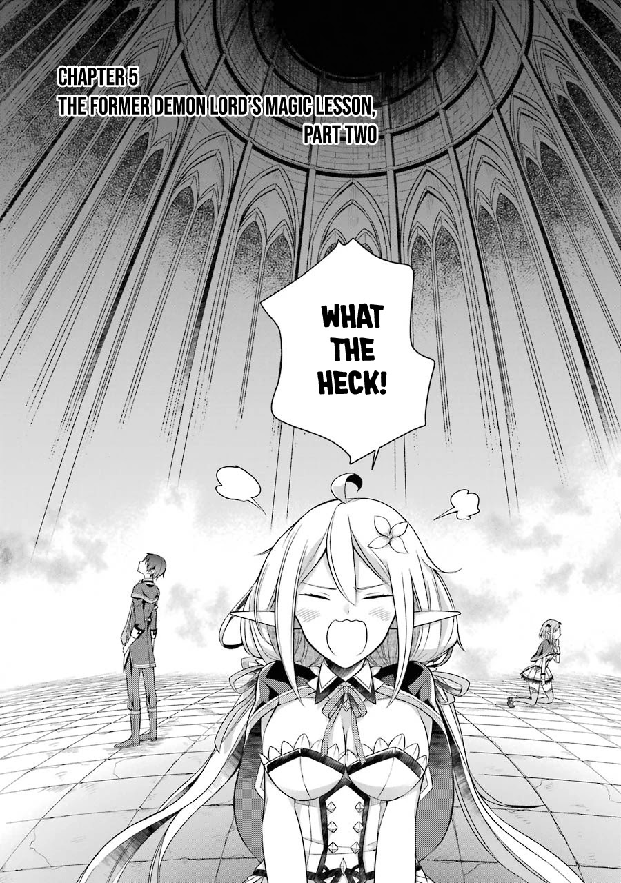 Shijou Saikyou no Daimaou, Murabito A ni Tensei suru Chapter 5 page 4 - Chapter 5: The Former Demon Lord's Magic Lesson, Part Two