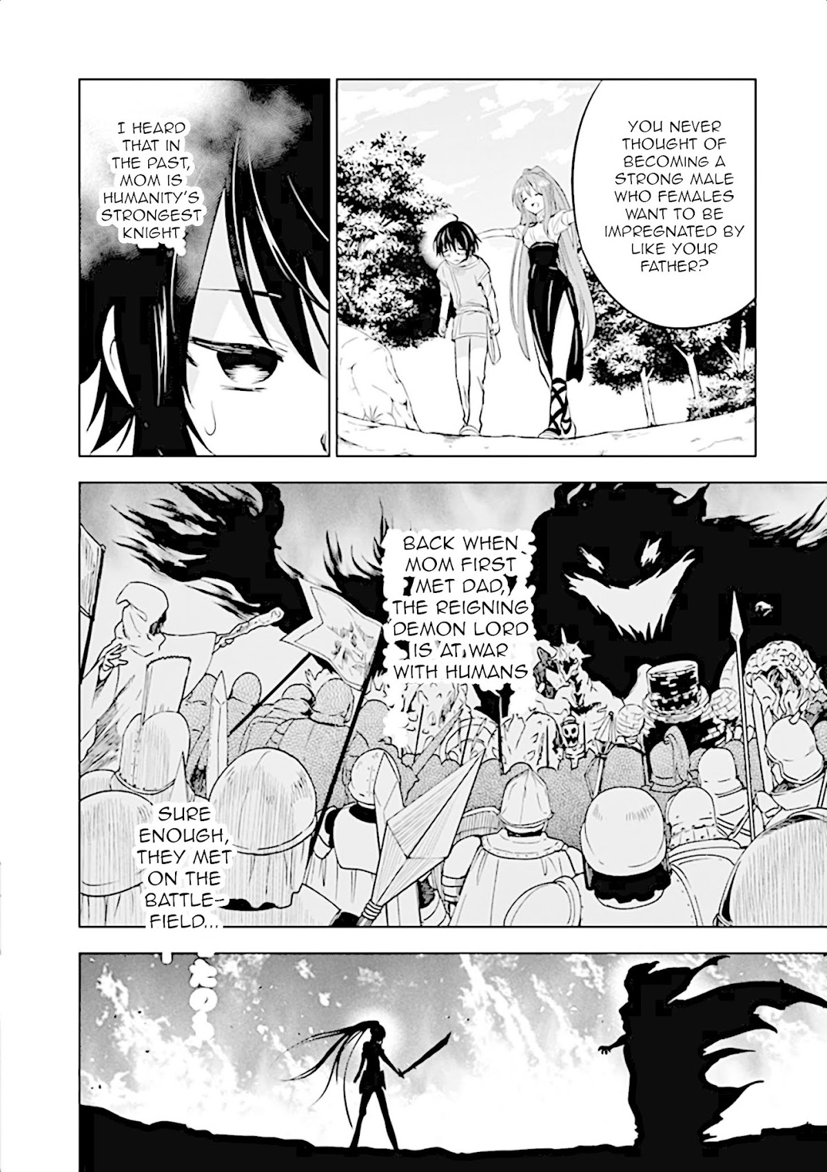 Shijou Saikyou Orc-san no Tanoshii Tanetsuke Harem Zukuri Chapter 1 page 13 - Chapter 1: My reason to become strong