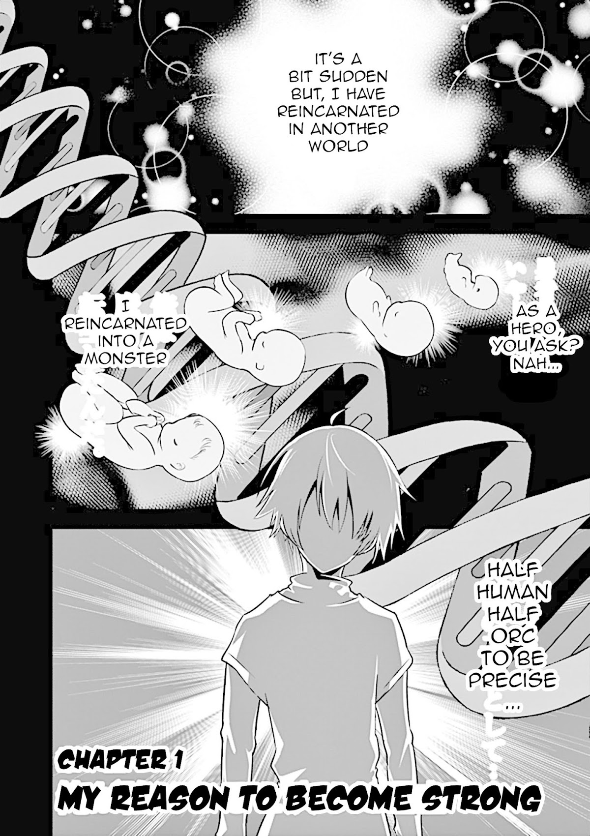 Shijou Saikyou Orc-san no Tanoshii Tanetsuke Harem Zukuri Chapter 1 page 2 - Chapter 1: My reason to become strong
