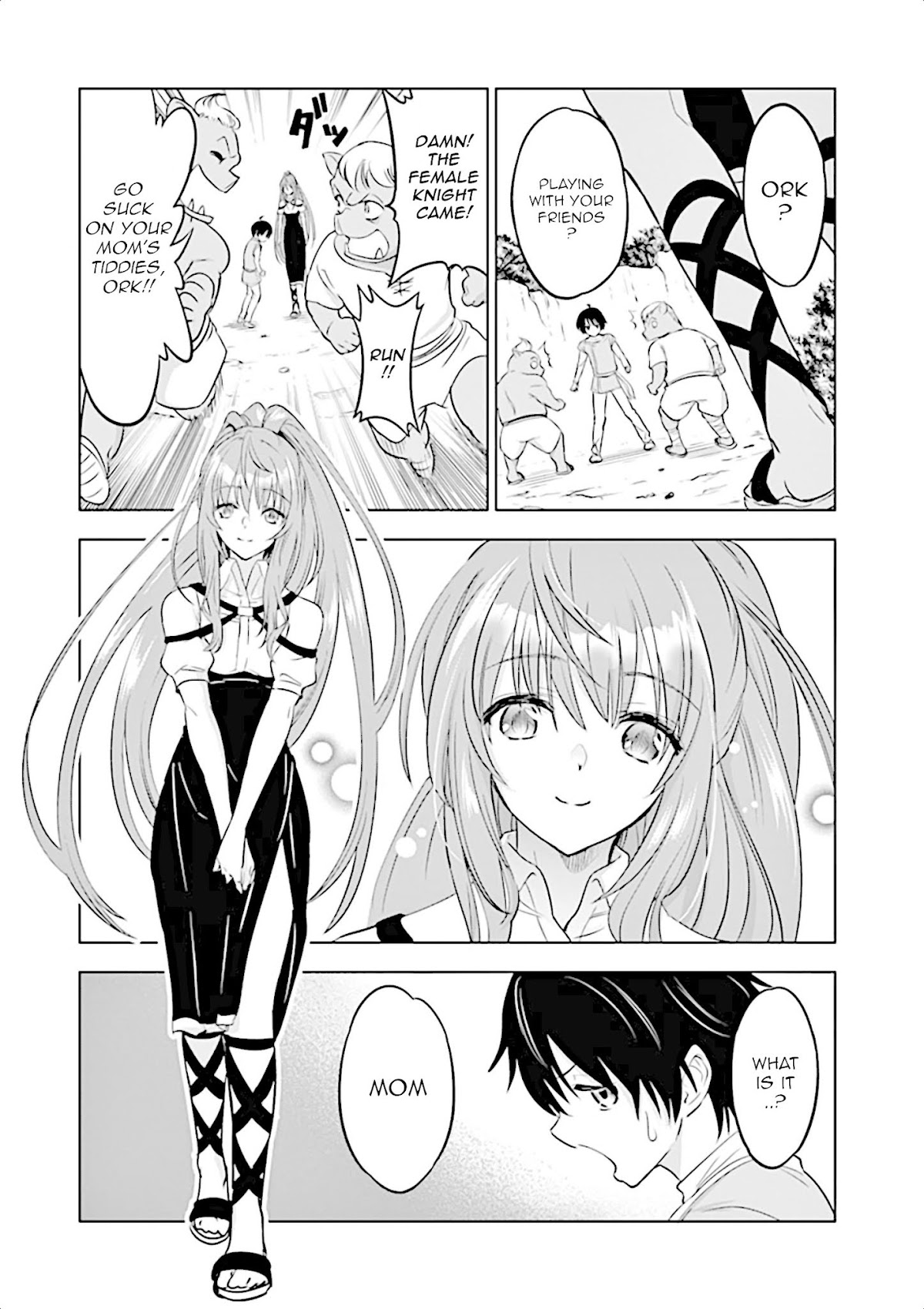 Shijou Saikyou Orc-san no Tanoshii Tanetsuke Harem Zukuri Chapter 1 page 5 - Chapter 1: My reason to become strong