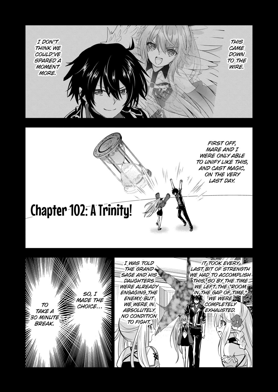 Shijou Saikyou Orc-san no Tanoshii Tanetsuke Harem Zukuri Chapter 102 page 1 - Chapter 102