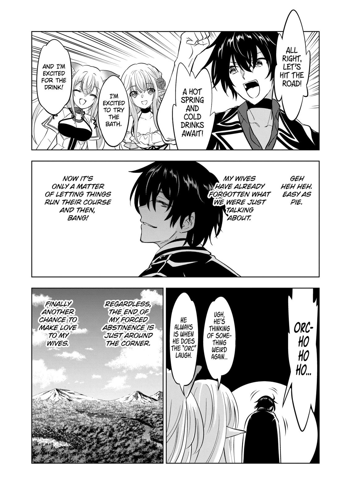 Shijou Saikyou Orc-san no Tanoshii Tanetsuke Harem Zukuri Chapter 106 page 13 - Chapter 106