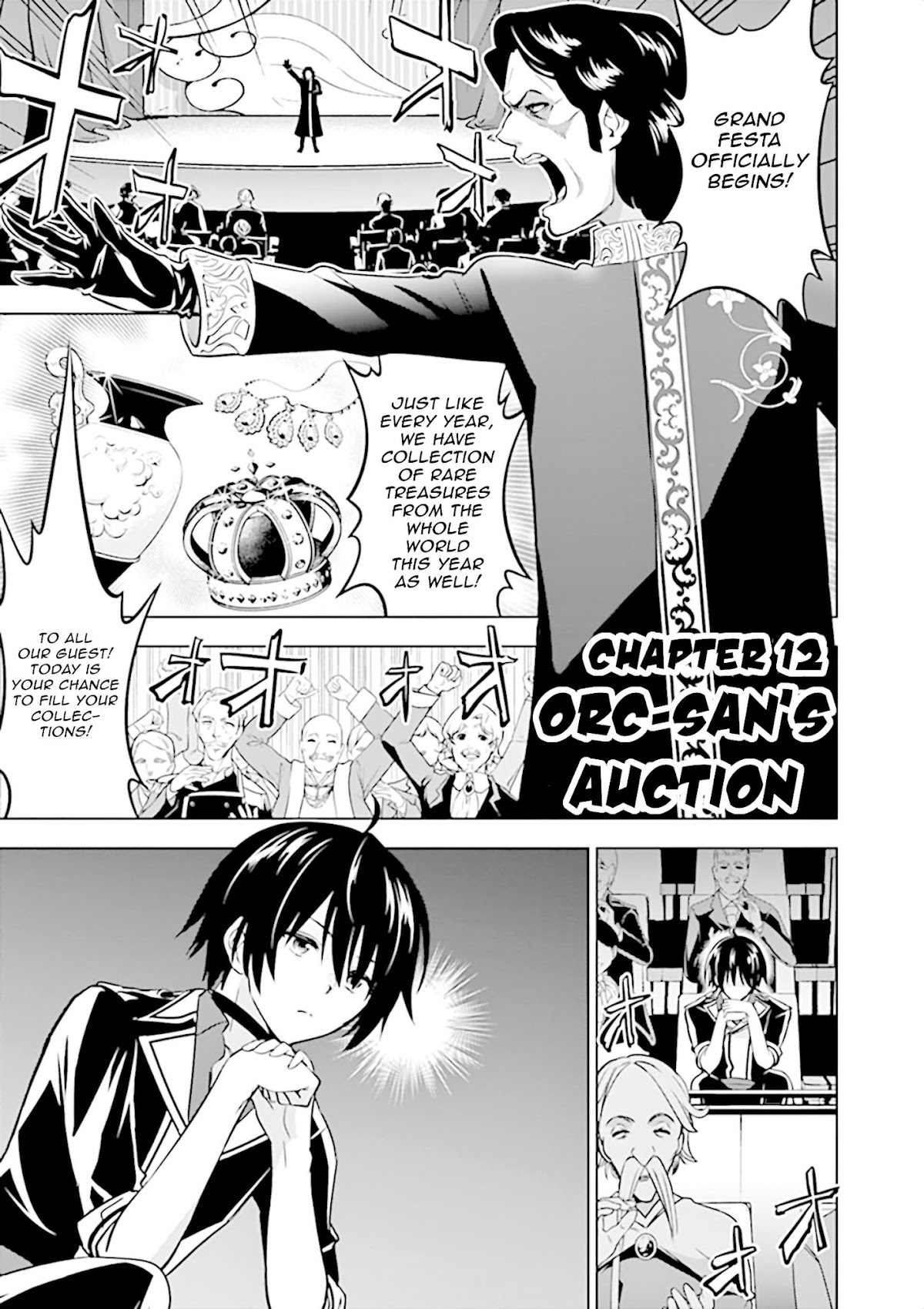 Shijou Saikyou Orc-san no Tanoshii Tanetsuke Harem Zukuri Chapter 12 page 2 - Chapter 12: Orc-san's auction