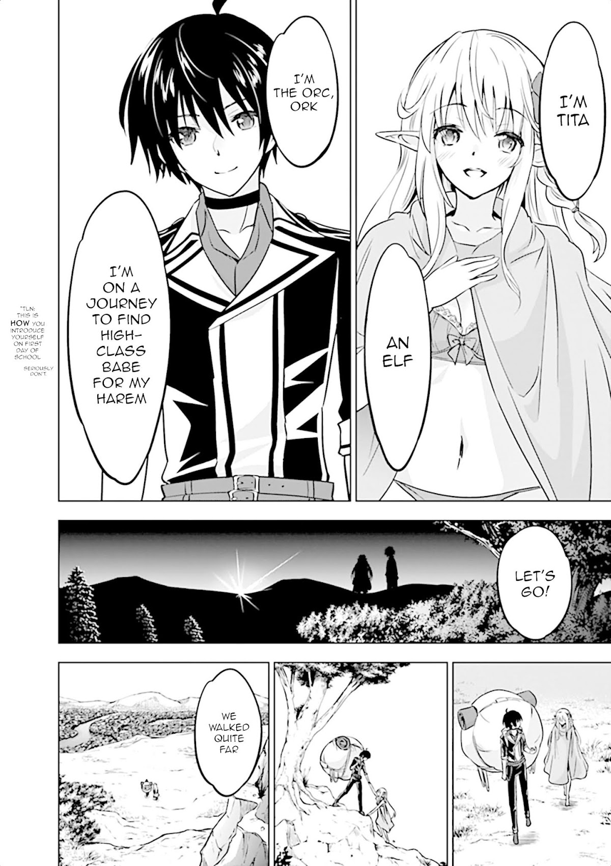 Shijou Saikyou Orc-san no Tanoshii Tanetsuke Harem Zukuri Chapter 13 page 9 - Chapter 13: An invite to Ork-san's harem