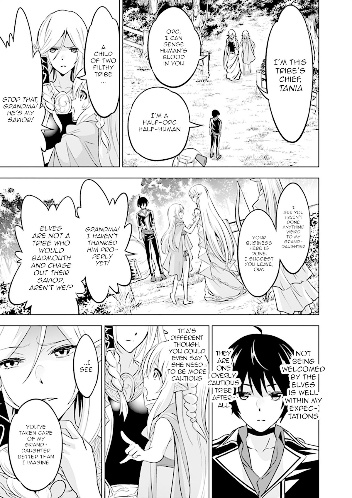 Shijou Saikyou Orc-san no Tanoshii Tanetsuke Harem Zukuri Chapter 14 page 10 - Chapter 14: Ork-san in Elf village