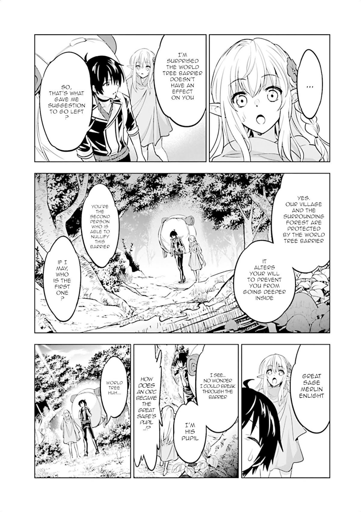 Shijou Saikyou Orc-san no Tanoshii Tanetsuke Harem Zukuri Chapter 14 page 5 - Chapter 14: Ork-san in Elf village