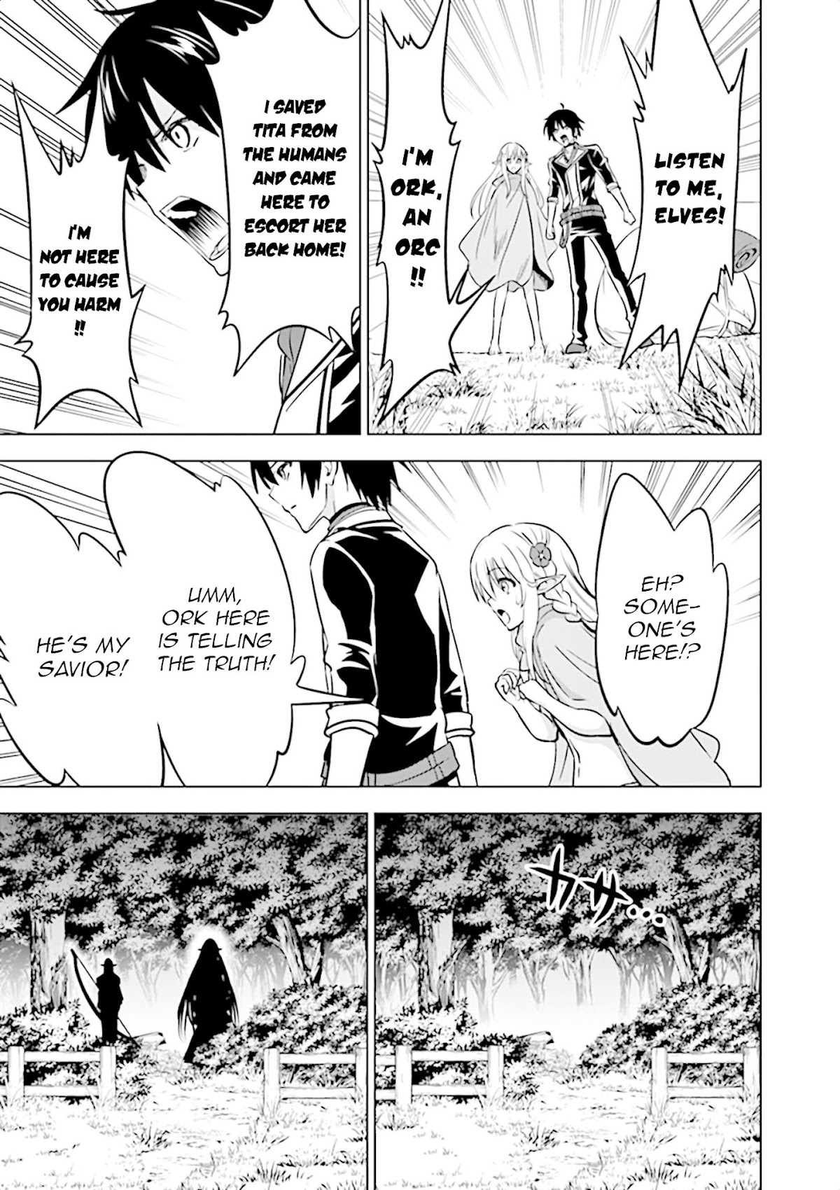 Shijou Saikyou Orc-san no Tanoshii Tanetsuke Harem Zukuri Chapter 14 page 8 - Chapter 14: Ork-san in Elf village
